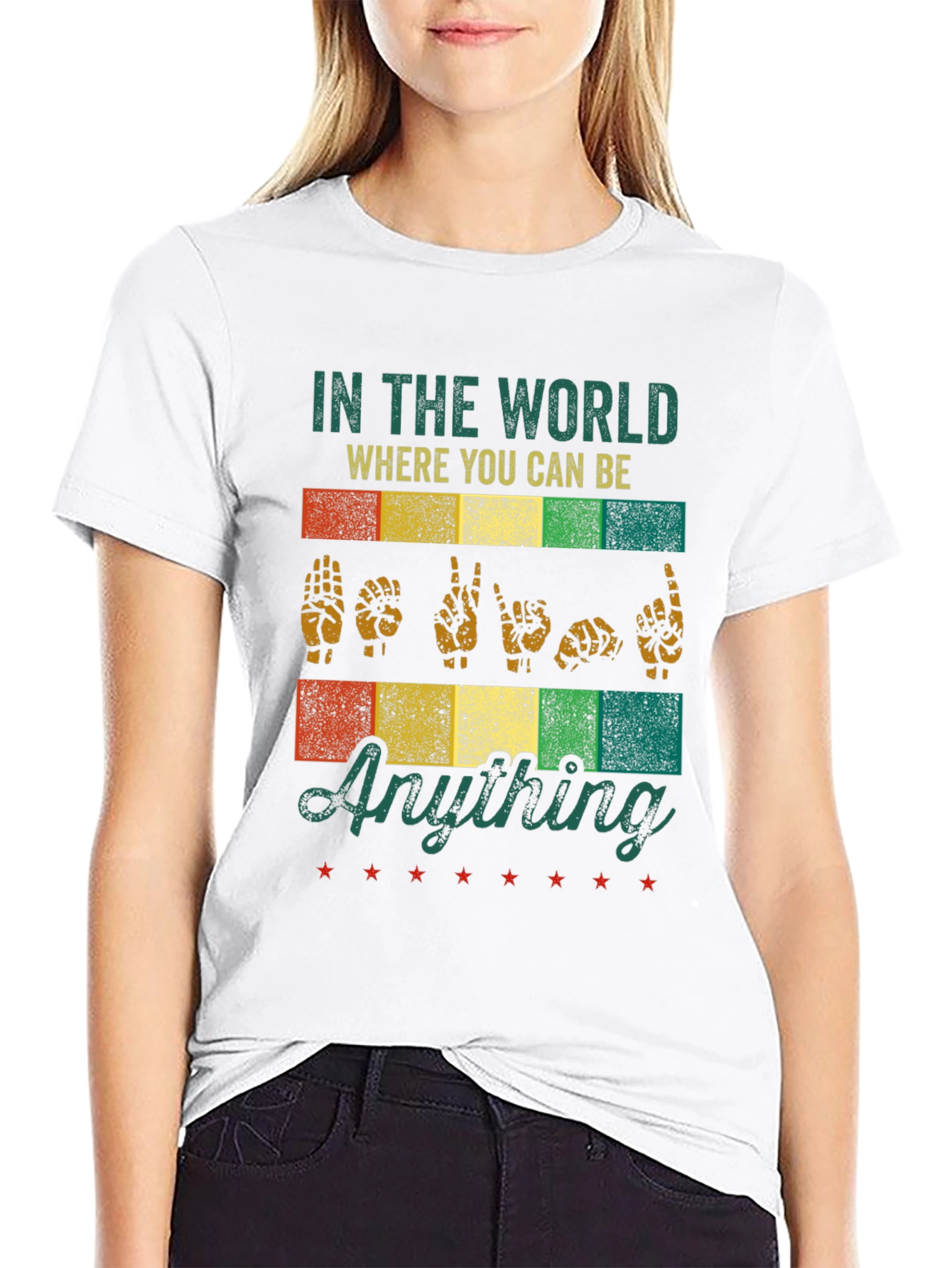 ASL Anything T-Shirt - Be Kind