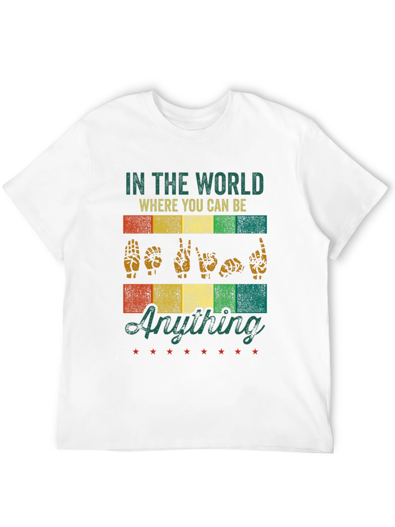 ASL Anything T-Shirt - Be Kind