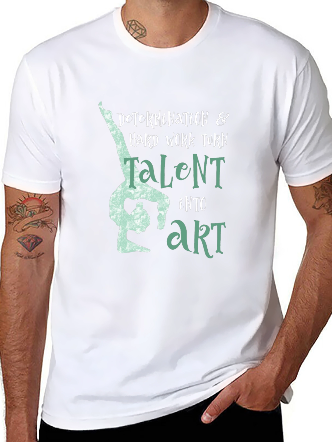 Gymnastics Talent to Art Graphic Tee