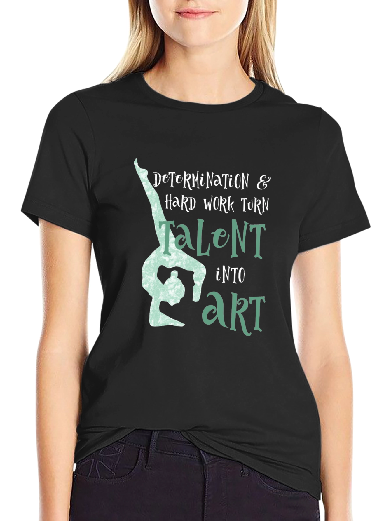 Gymnastics Talent to Art Graphic Tee
