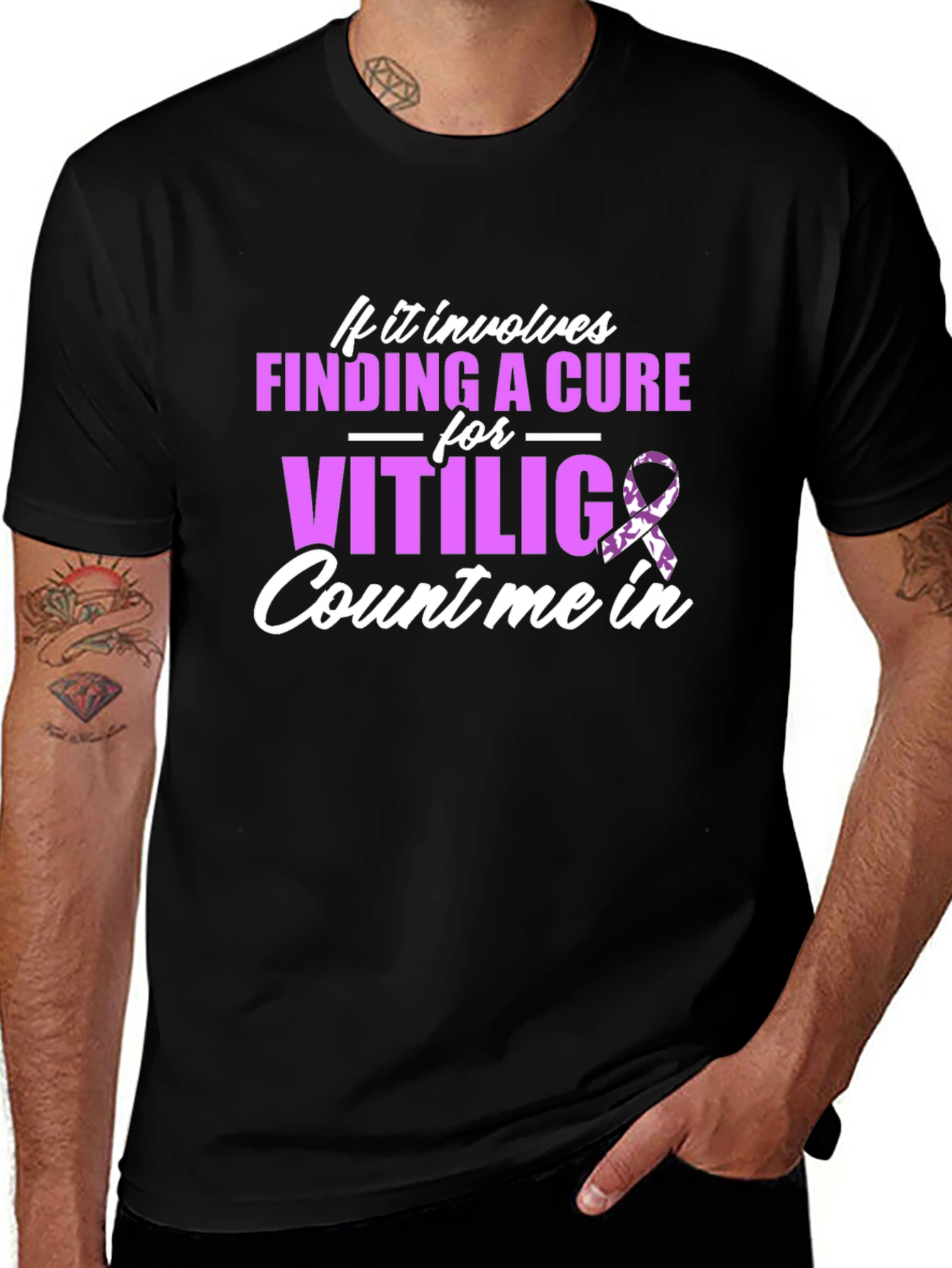 Vitiligo Cure Awareness T-Shirt