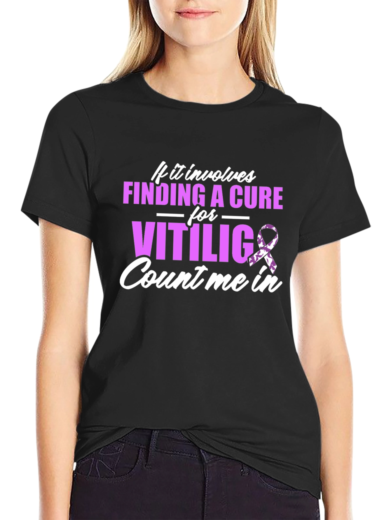 Vitiligo Cure Awareness T-Shirt