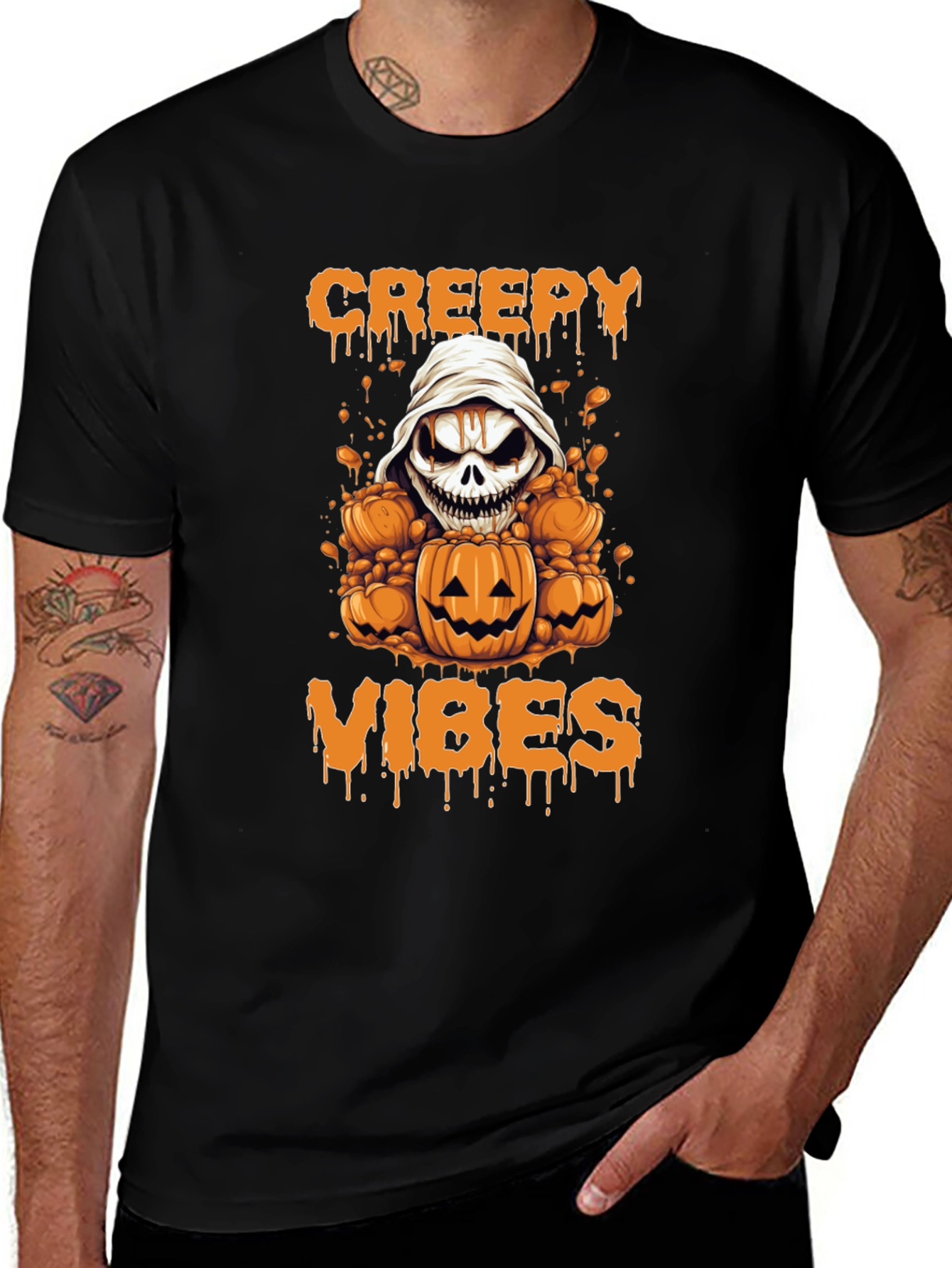 Creepy Vibes Halloween T-Shirt