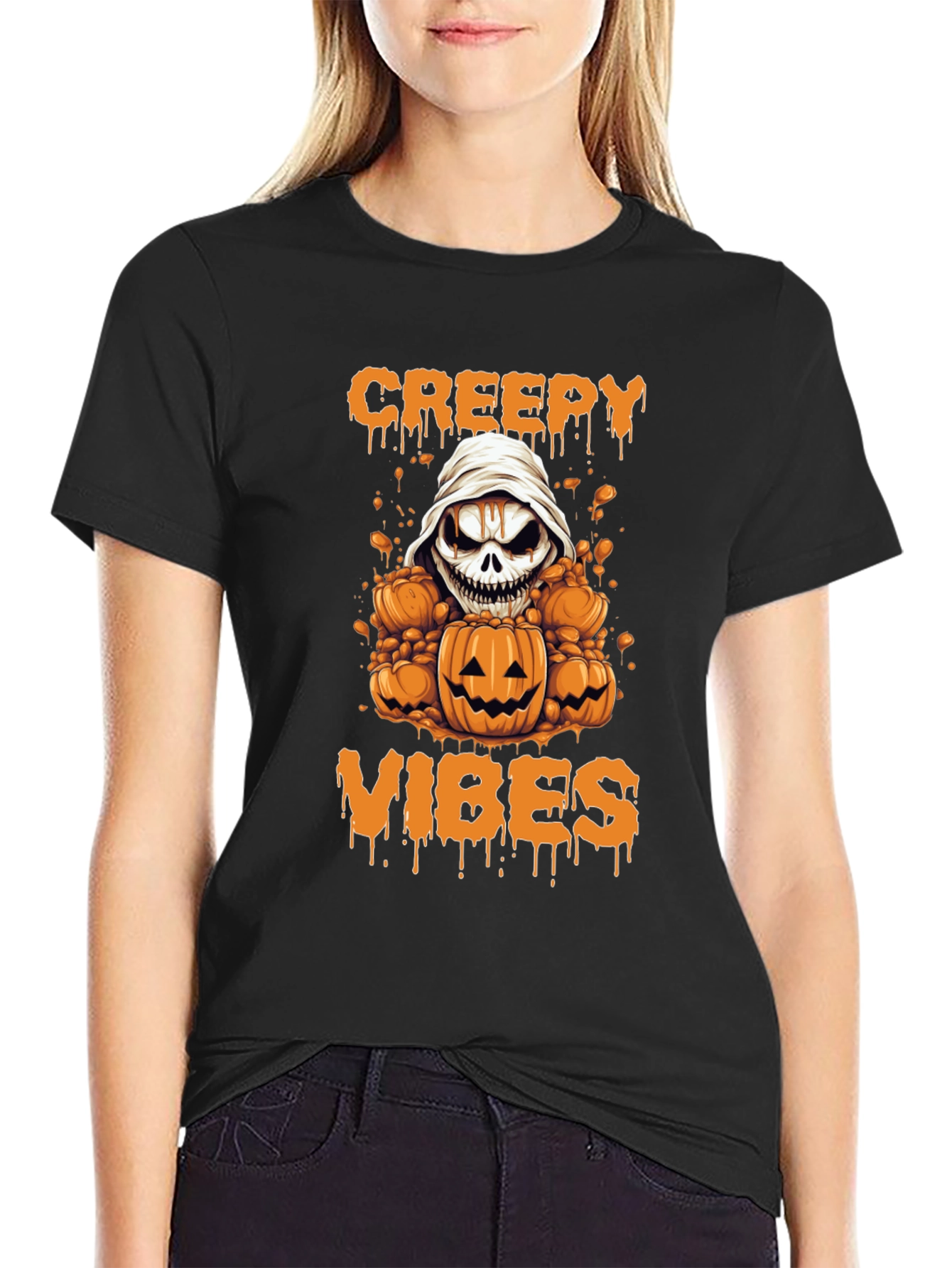 Creepy Vibes Halloween T-Shirt