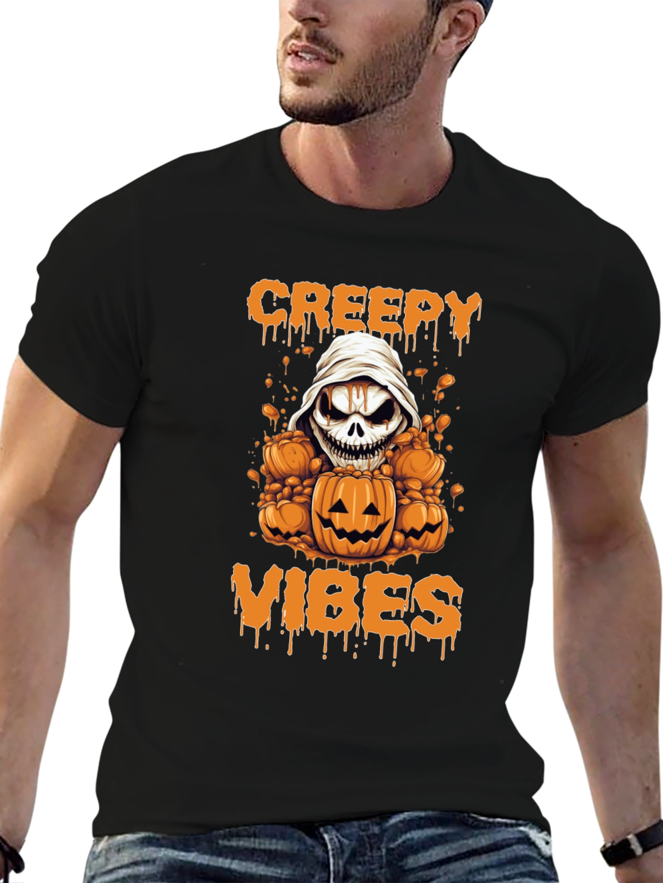 Creepy Vibes Halloween T-Shirt
