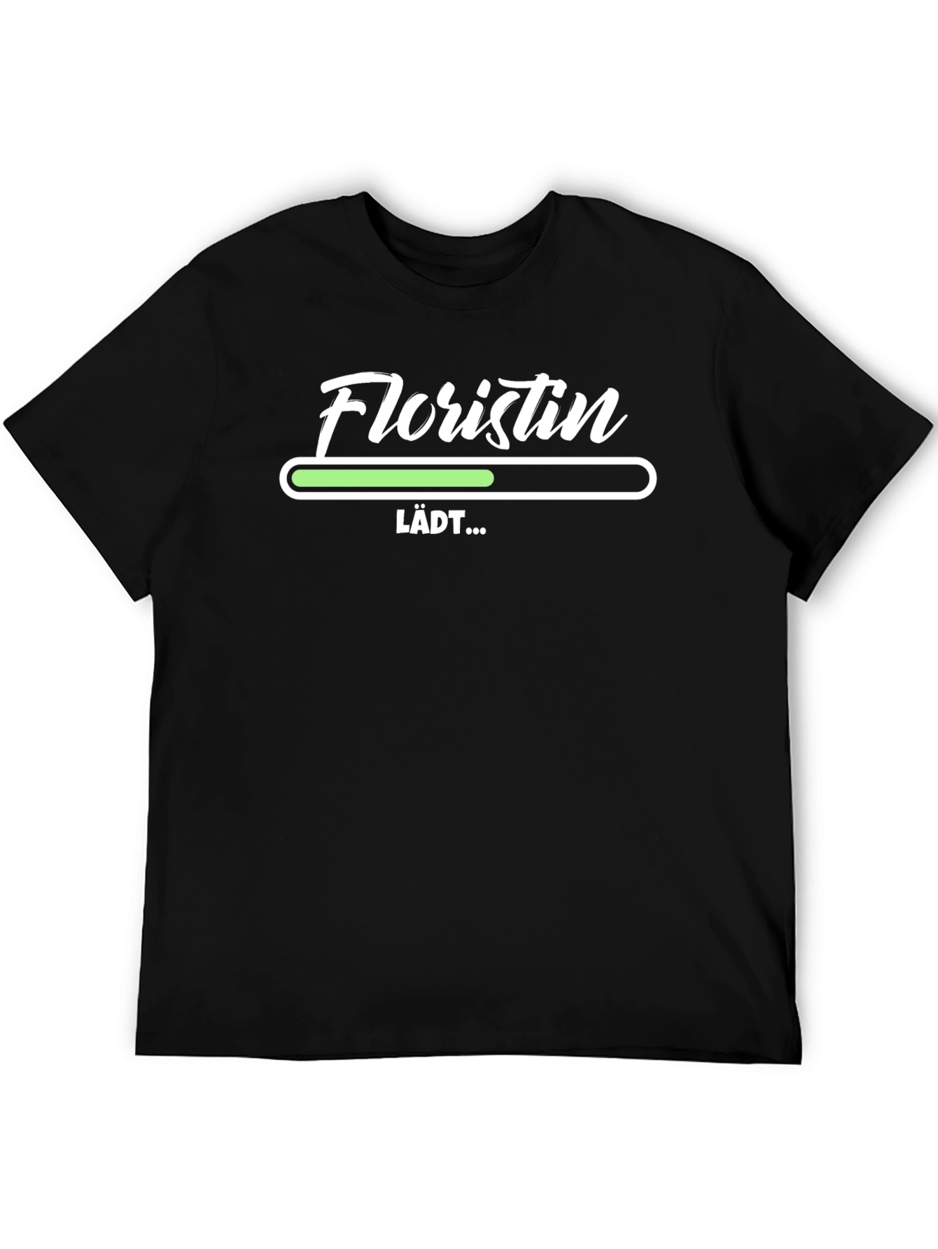 Floristin Loading T-Shirt - Black Graphic Tee