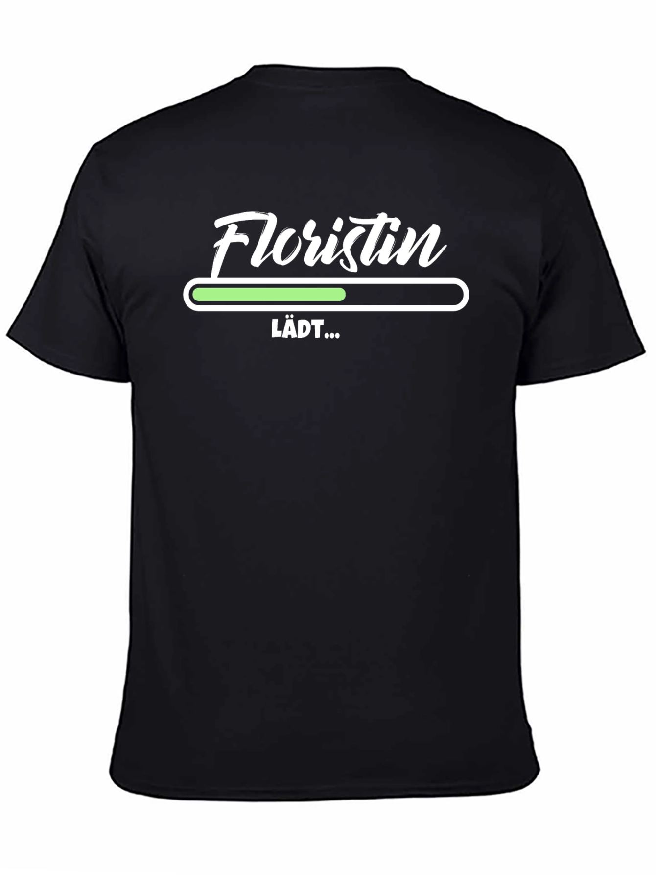 Floristin Loading T-Shirt - Black Graphic Tee