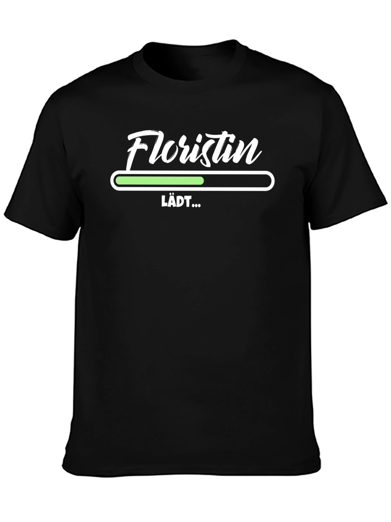 Floristin Loading T-Shirt - Black Graphic Tee