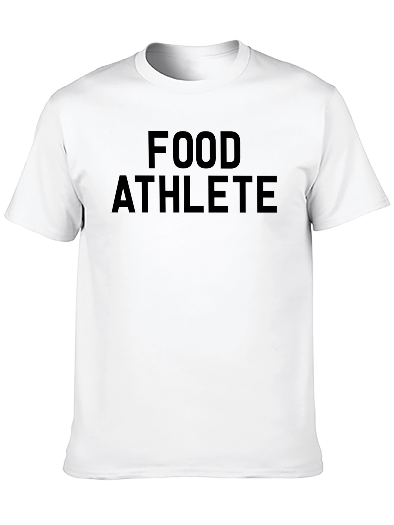 Food Athlete Graphic T-Shirt - Black