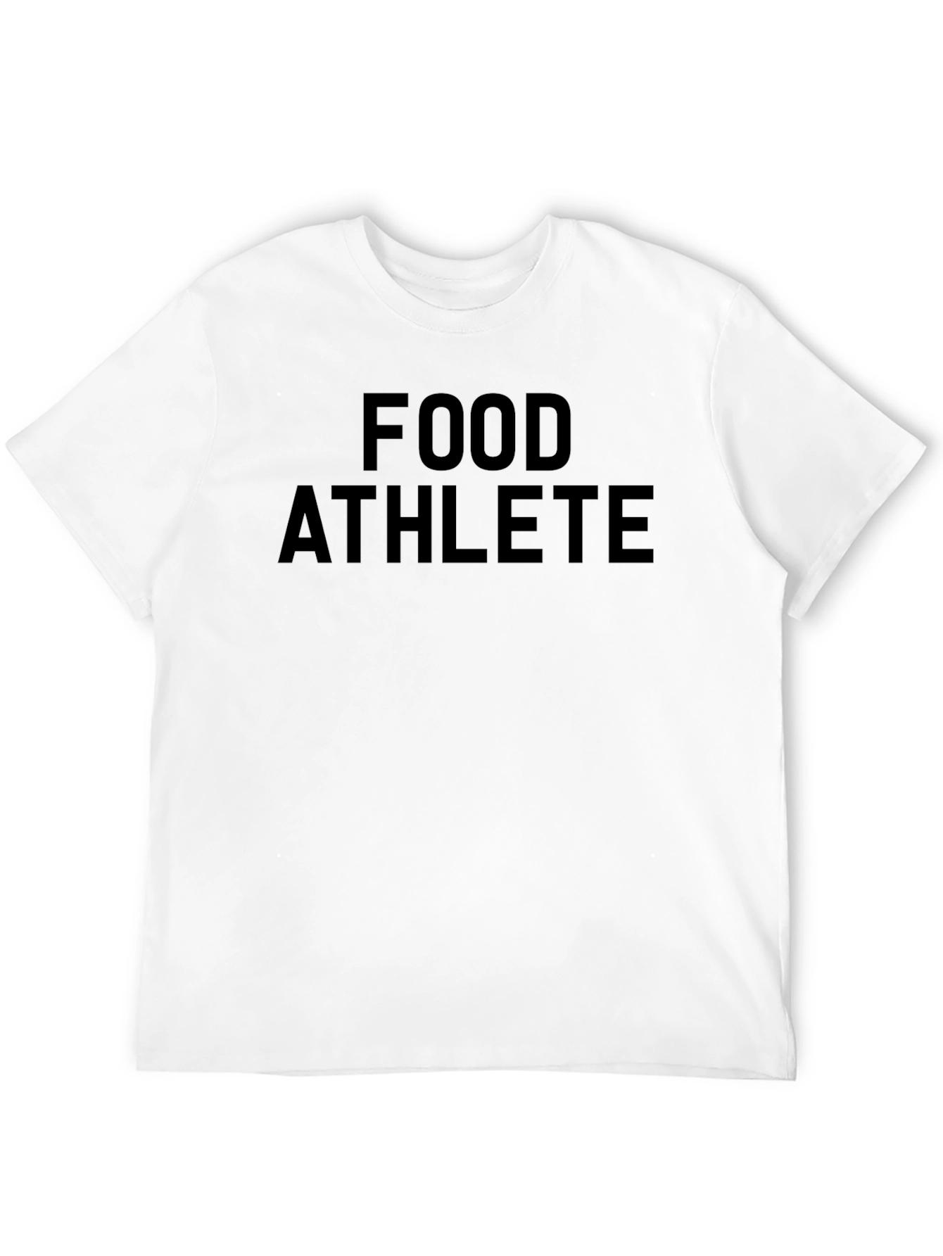 Food Athlete Graphic T-Shirt - Black