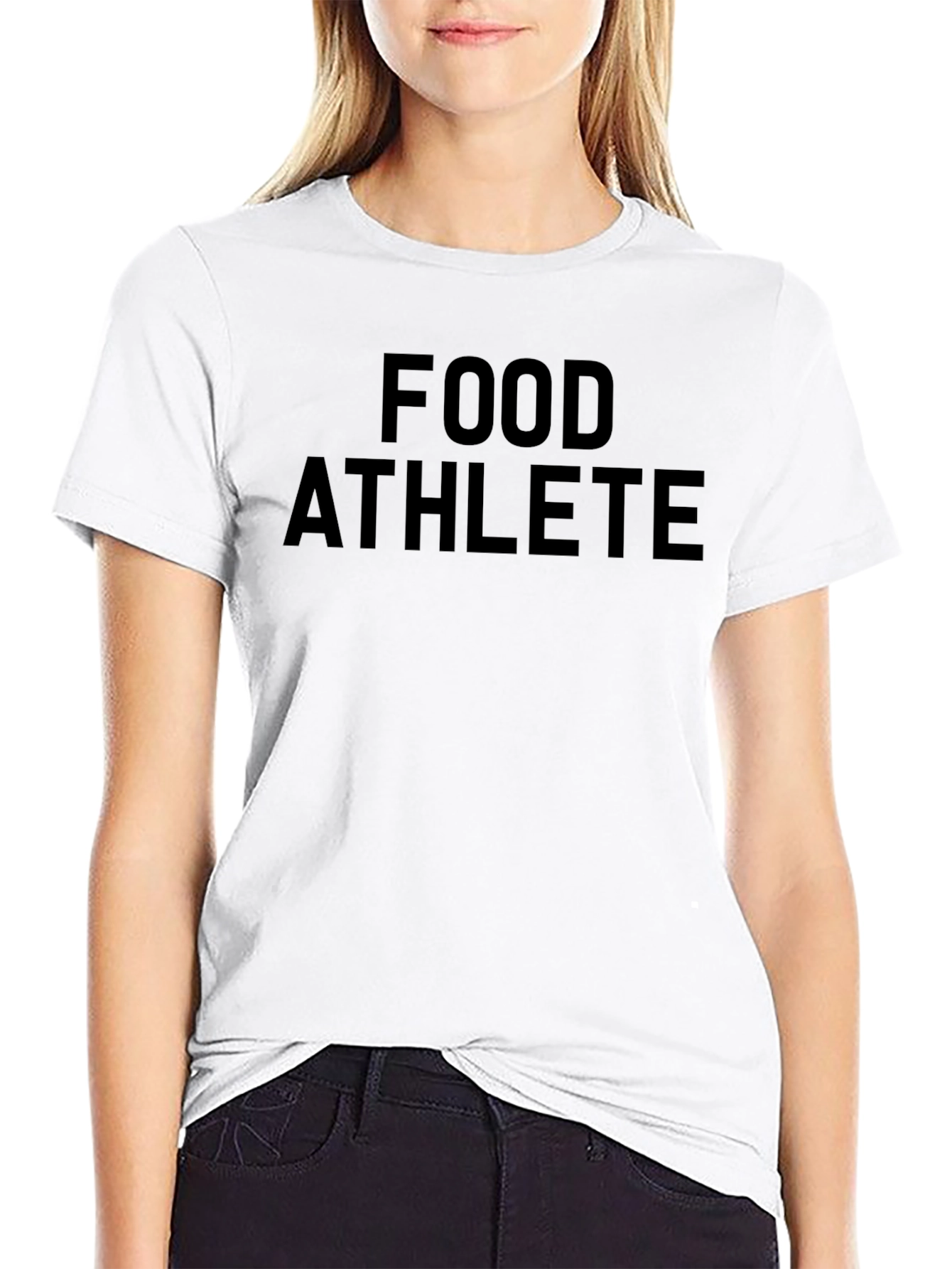 Food Athlete Graphic T-Shirt - Black