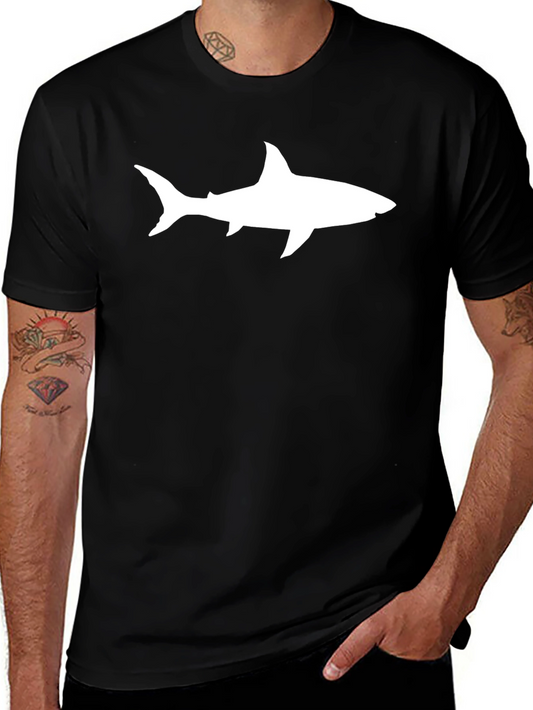 Shark Graphic Tee - Mens Black T-Shirt