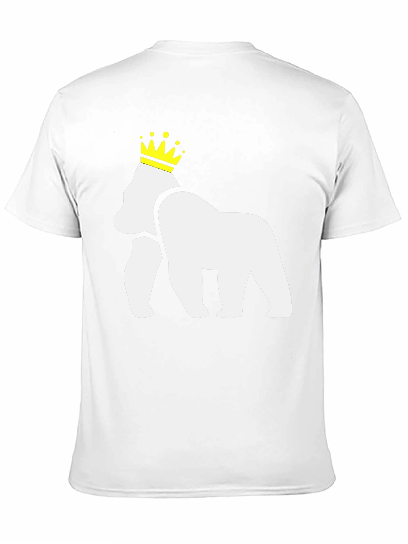 King Gorilla T-Shirt - Black Cotton Blend