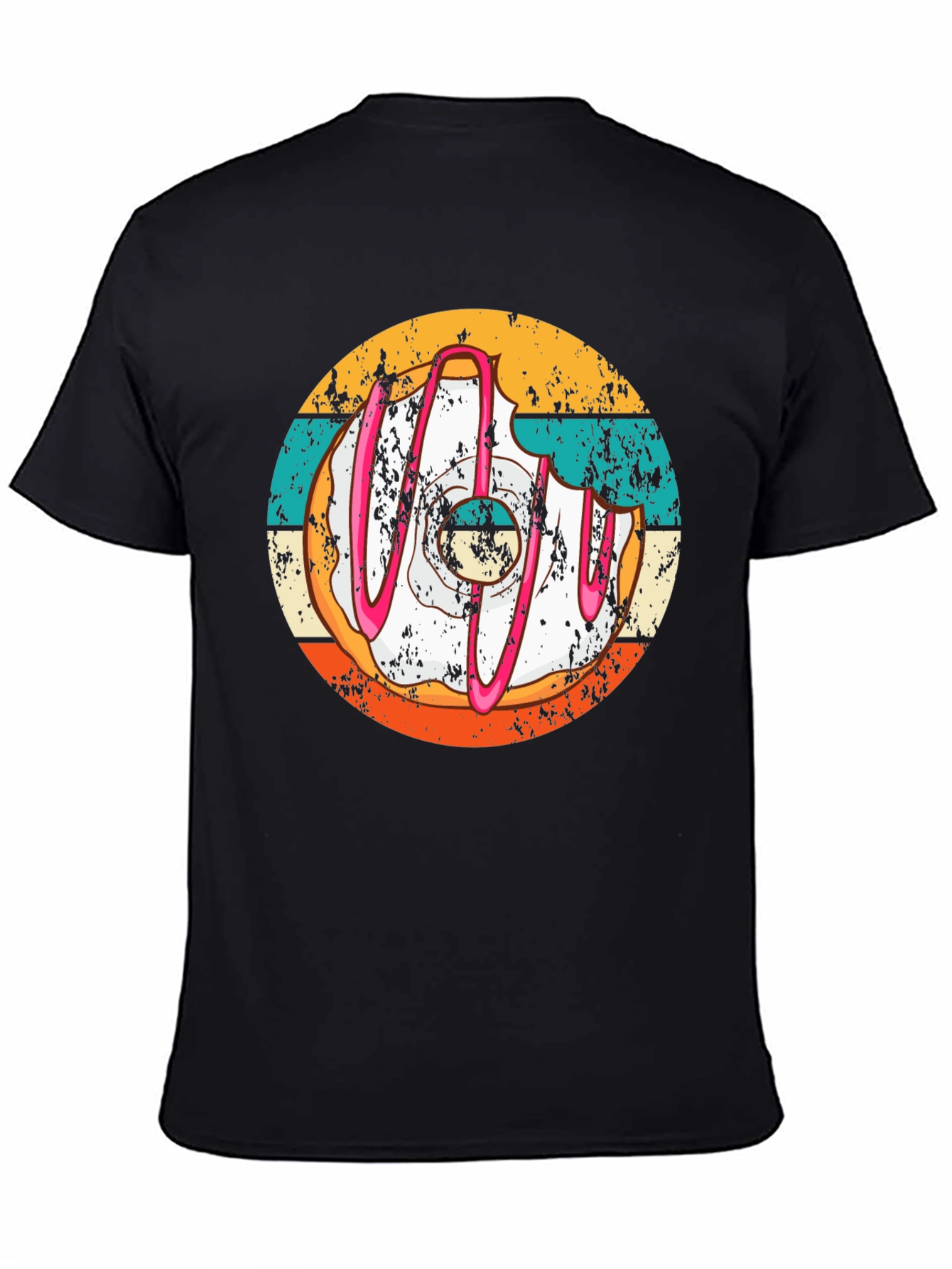 Retro Donut Graphic Tee - Foodie Fashion