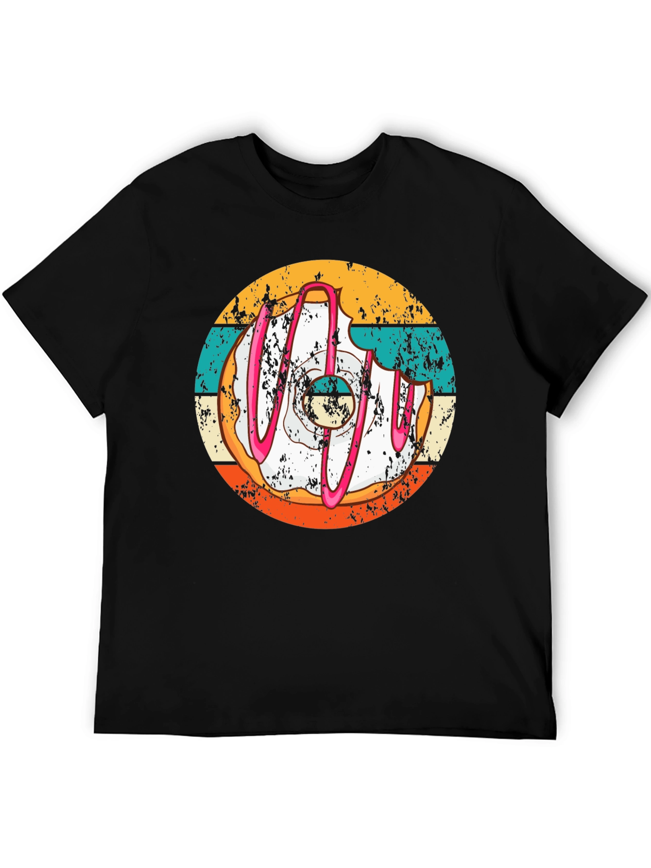 Retro Donut Graphic Tee - Foodie Fashion