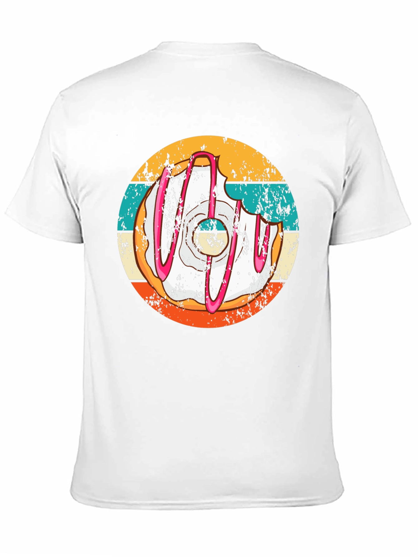 Retro Donut Graphic Tee - Foodie Fashion