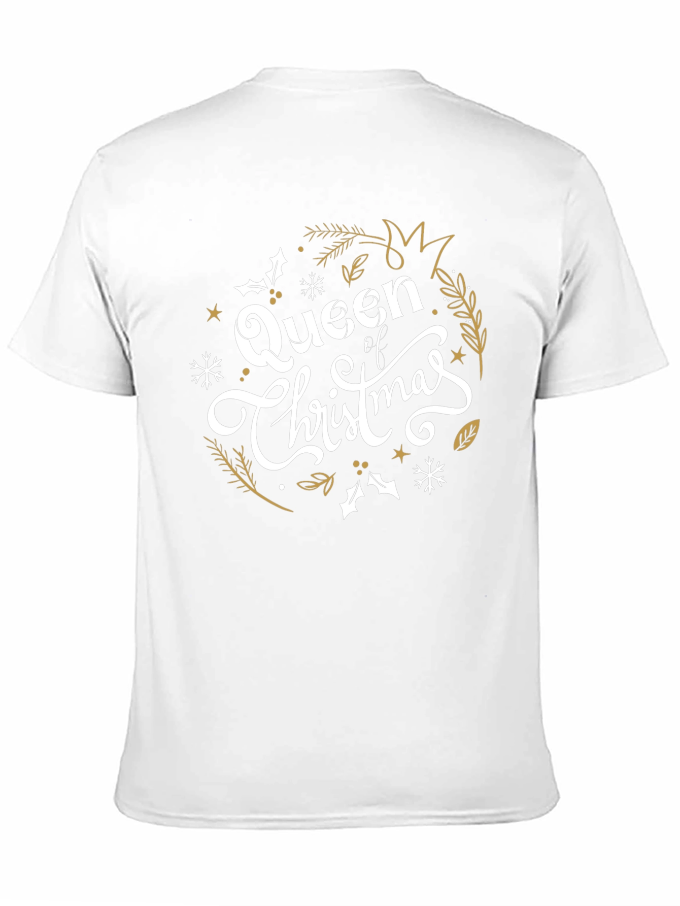 Queen of Christmas Black Graphic Tee