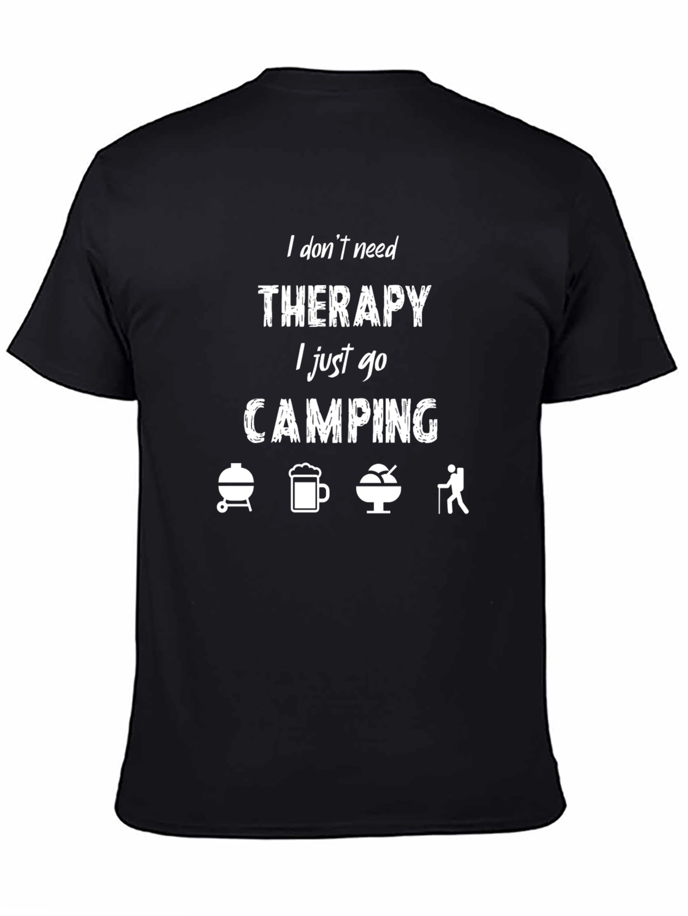 Camping Therapy T-Shirt - Unisex Cotton Tee