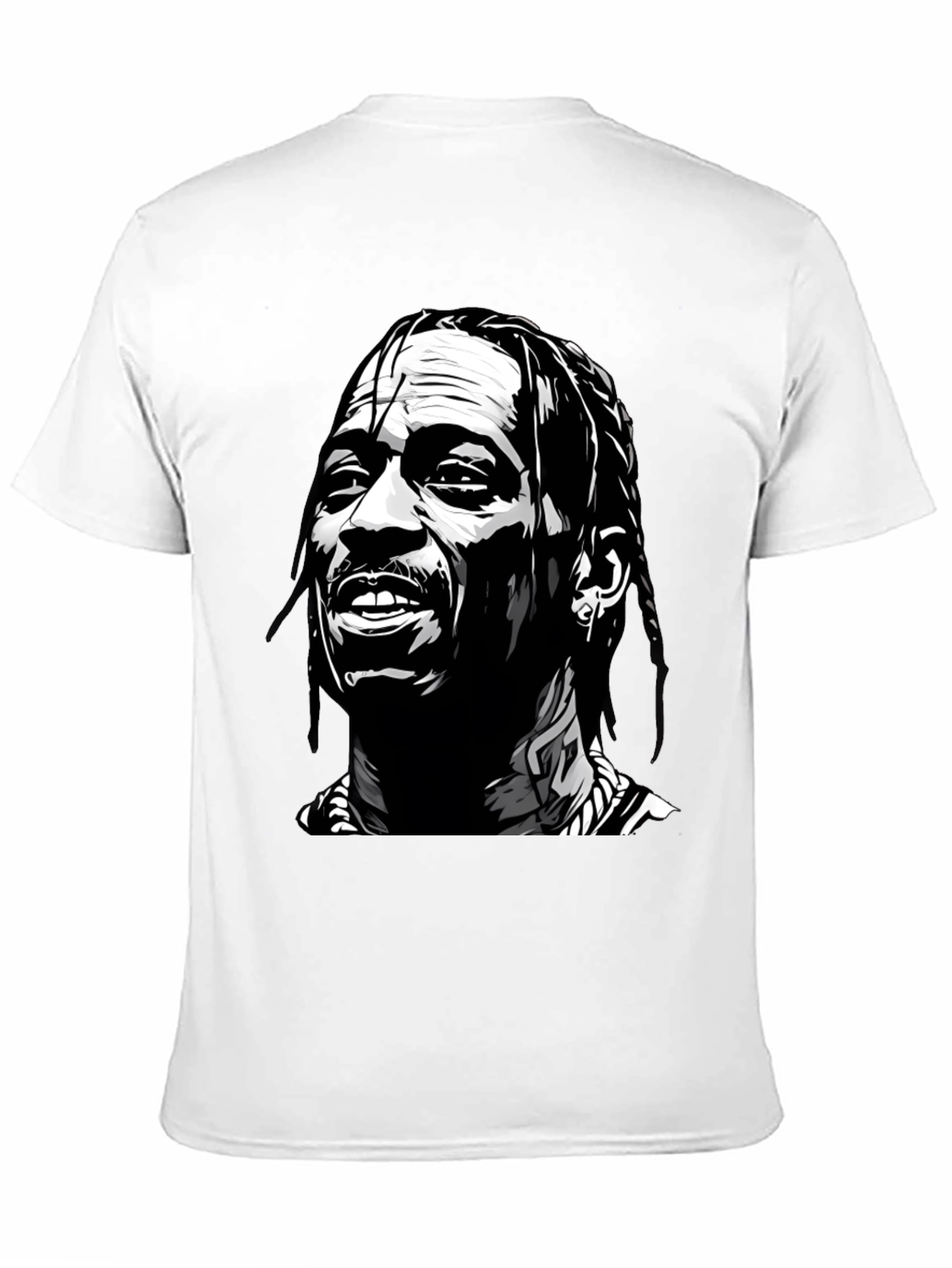 Travis Scott Graphic Print Black T-Shirt