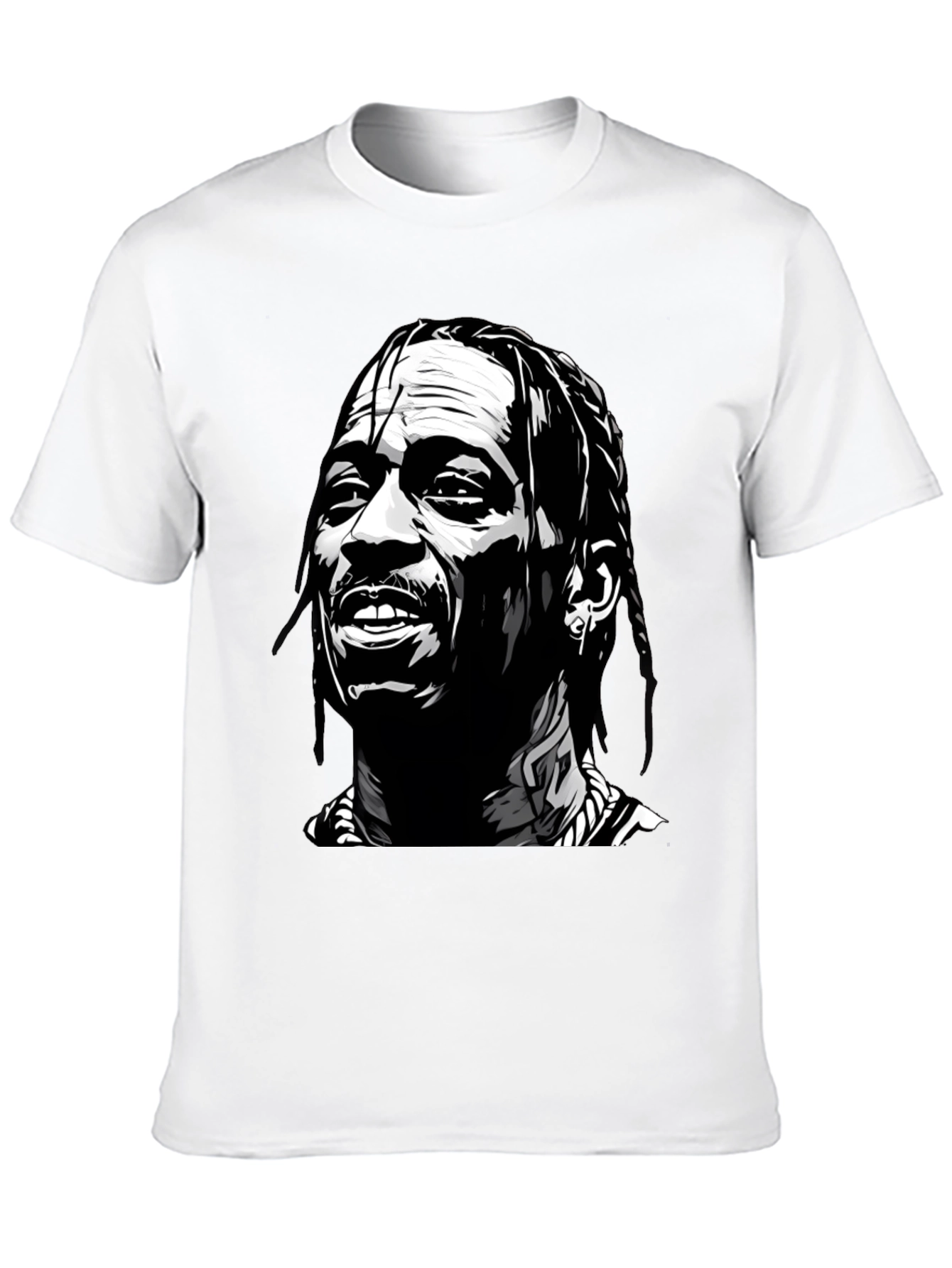 Travis Scott Graphic Print Black T-Shirt
