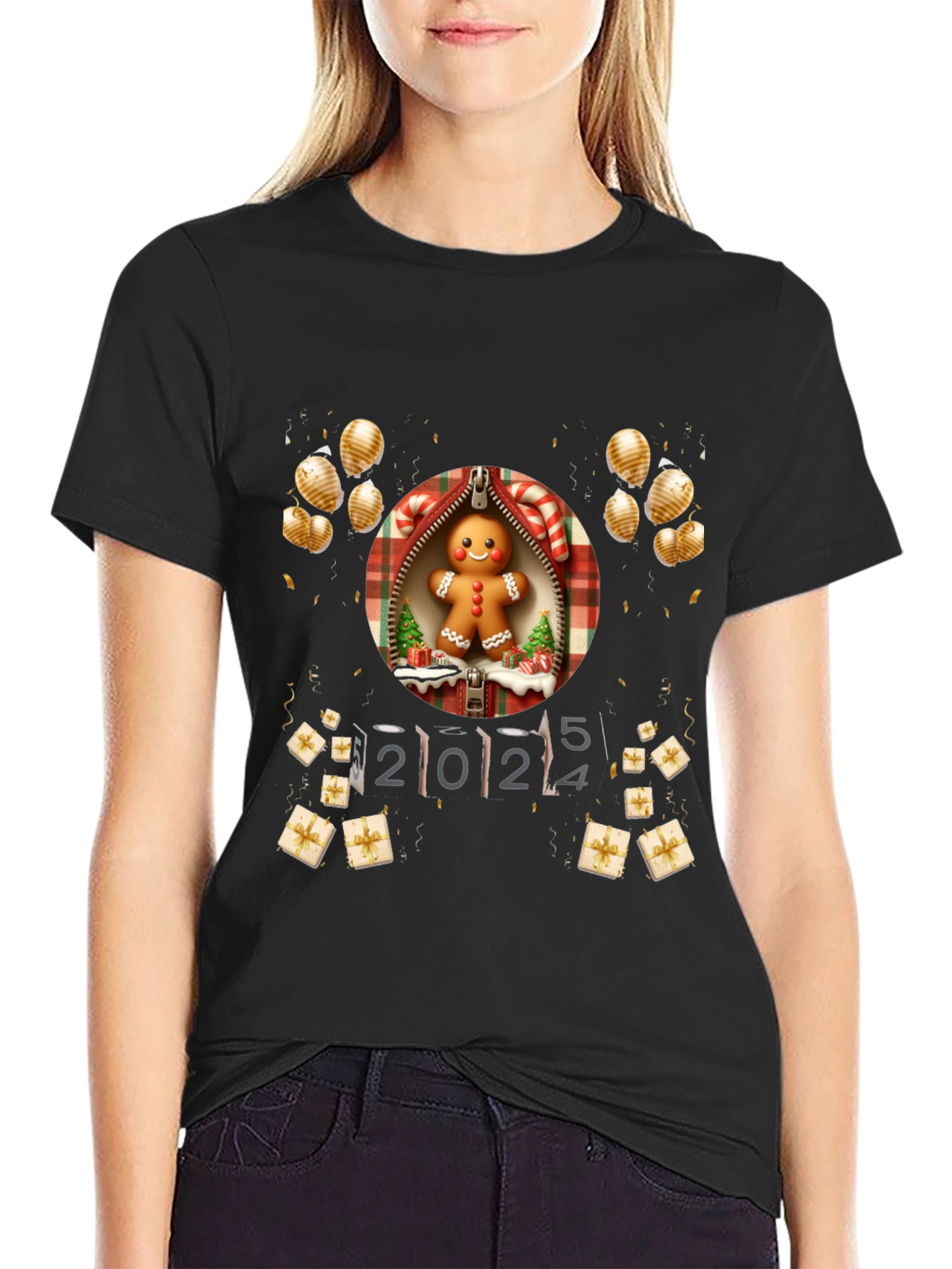 Festive 2024 Gingerbread T-Shirt