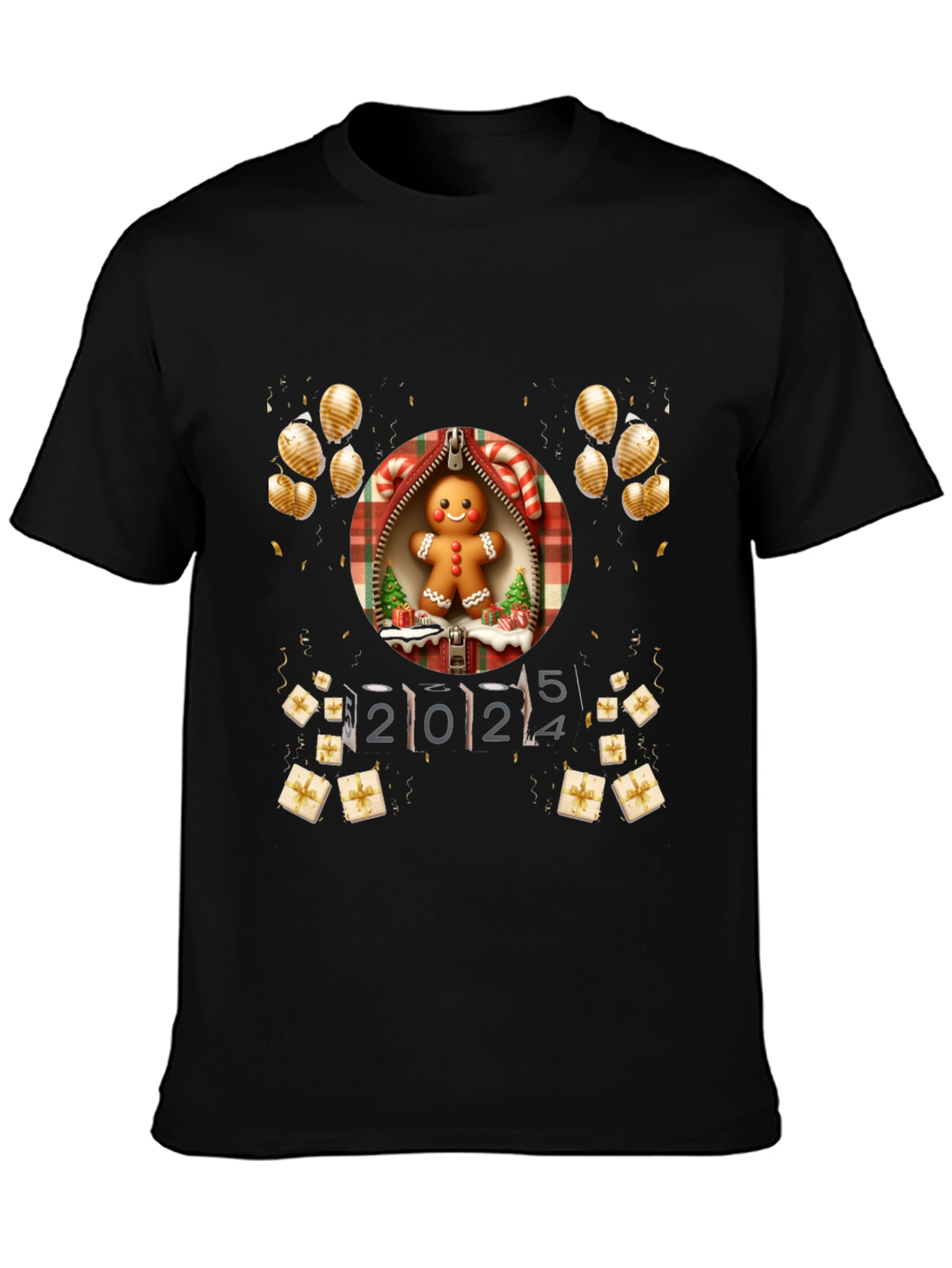 Festive 2024 Gingerbread T-Shirt