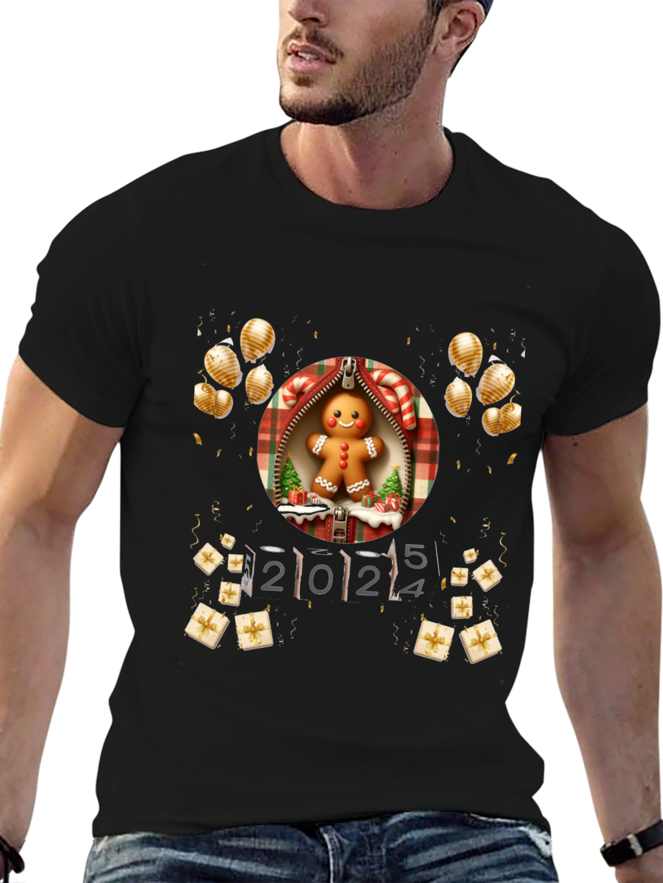 Festive 2024 Gingerbread T-Shirt