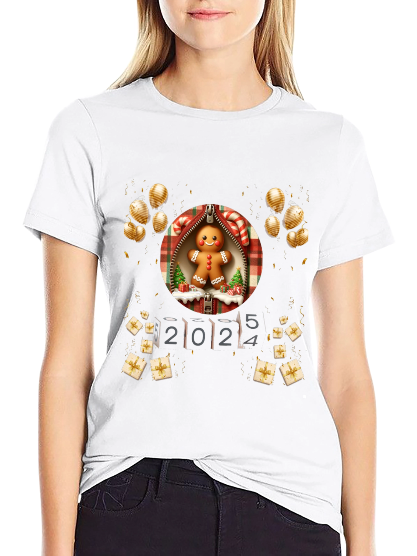 Festive 2024 Gingerbread T-Shirt