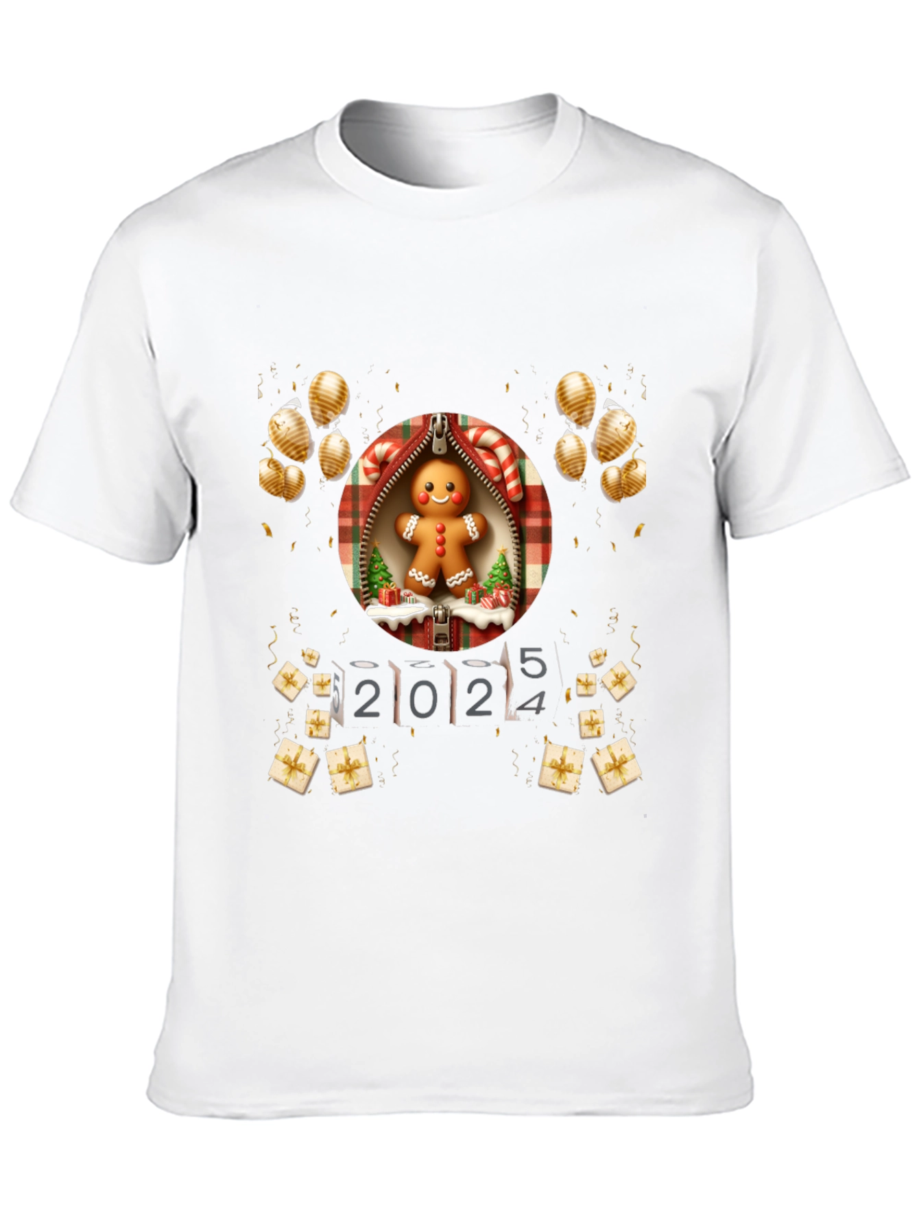 Festive 2024 Gingerbread T-Shirt