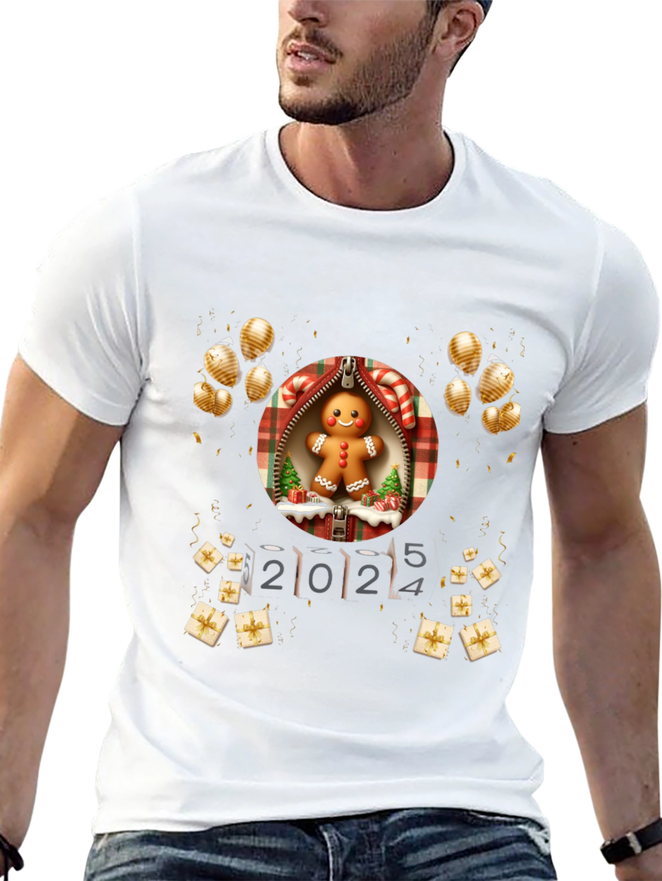 Festive 2024 Gingerbread T-Shirt