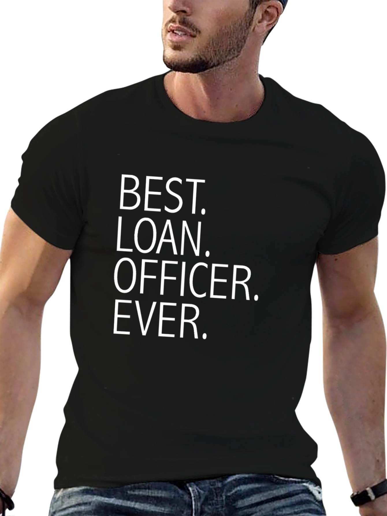 Best Loan Officer Ever Black Graphic T-Shirt