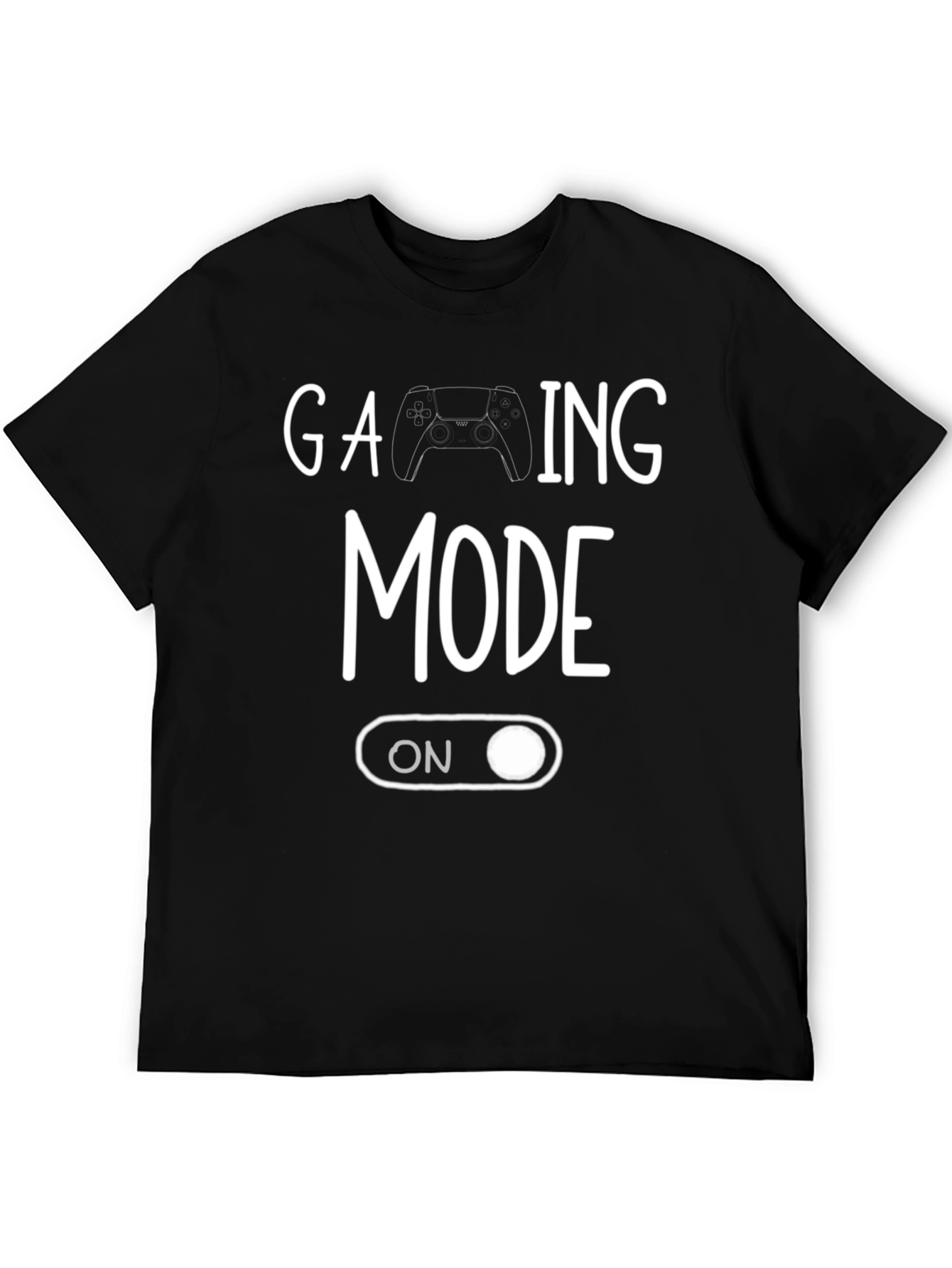 Gaming Mode ON Black T-Shirt