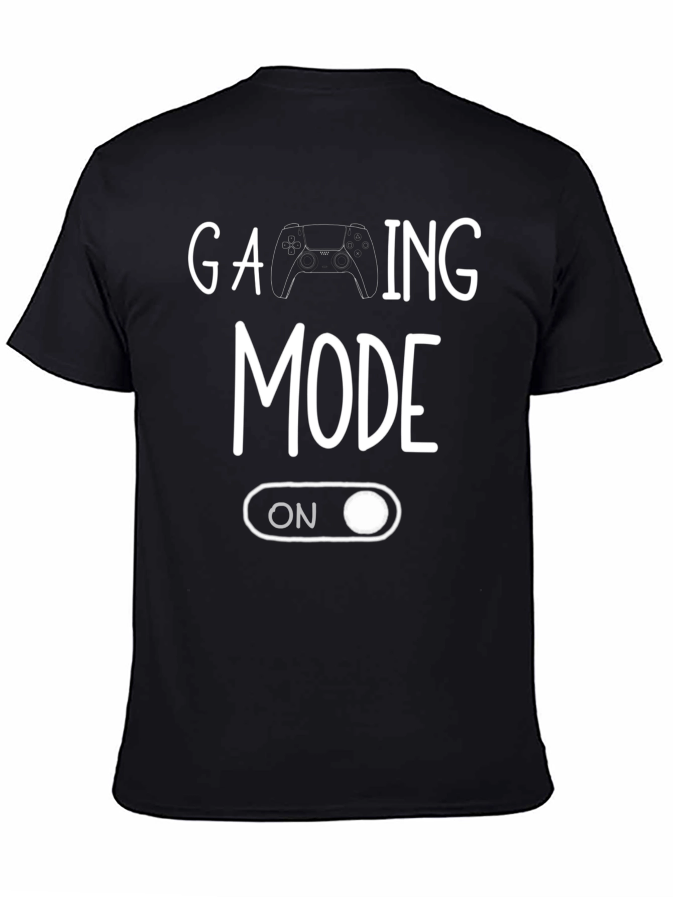 Gaming Mode ON Black T-Shirt