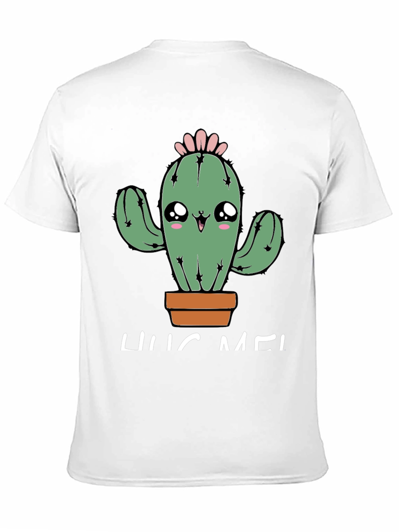 Cute Cactus Hug Me Graphic T-Shirt