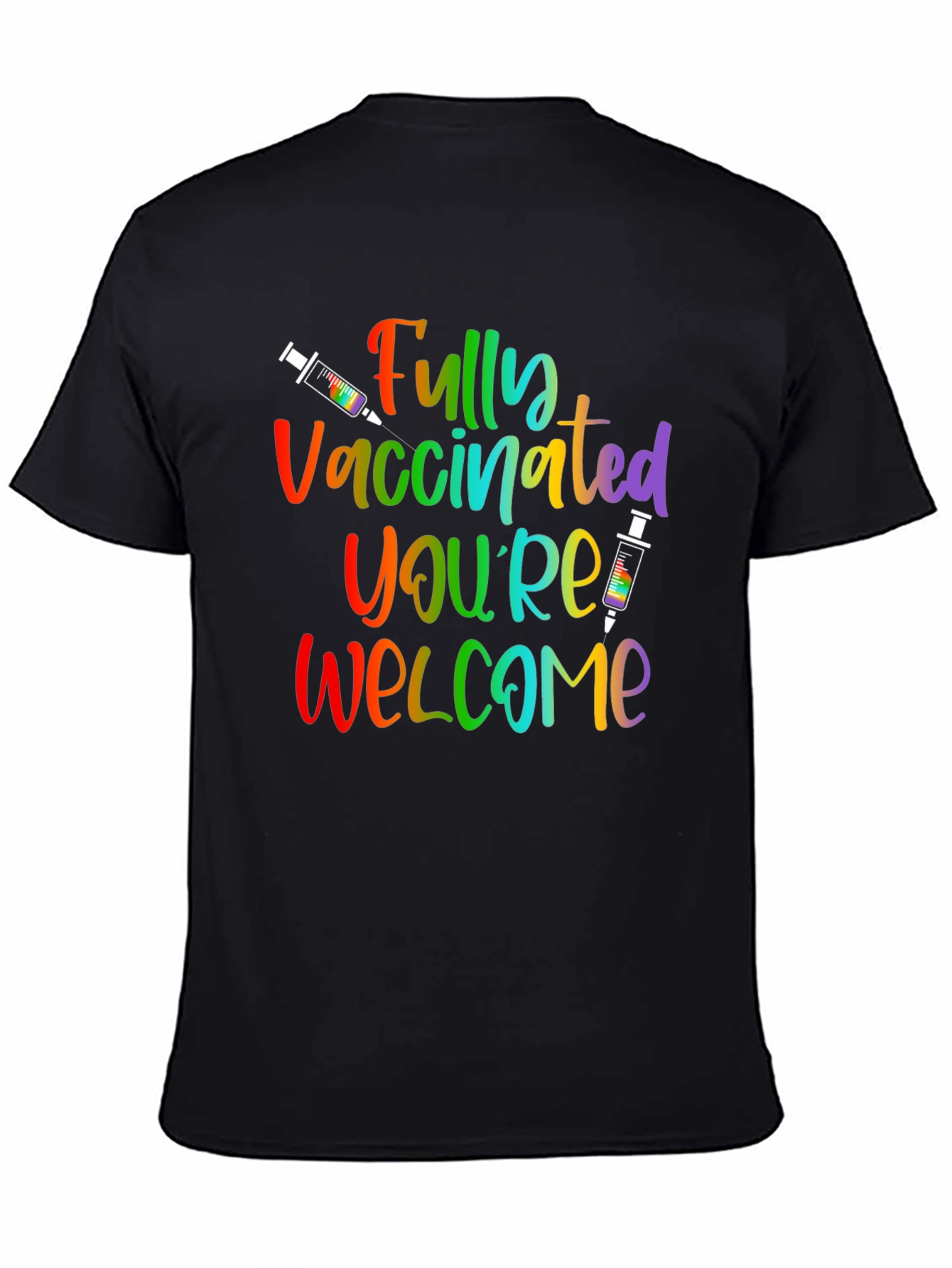 Fully Vaccinated Rainbow T-Shirt