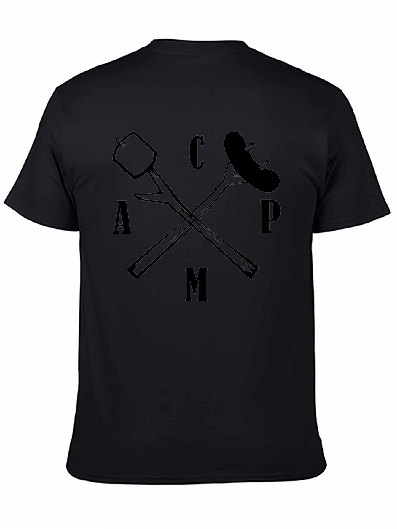 Camping Life T-Shirt - Marshmallow and Sausage Graphic Tee