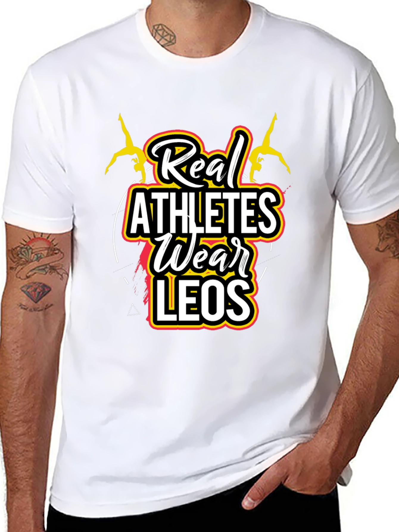 Real Athletes Wear Leos Graphic Tee