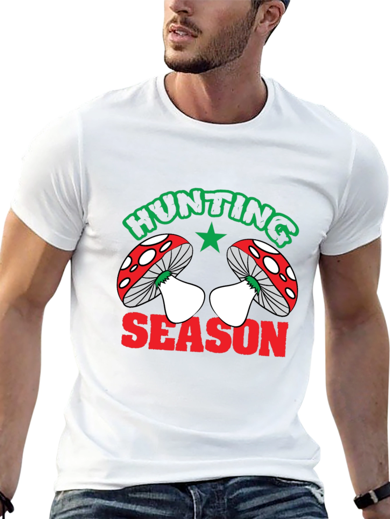 Hunting Season Mushroom Graphic Tee