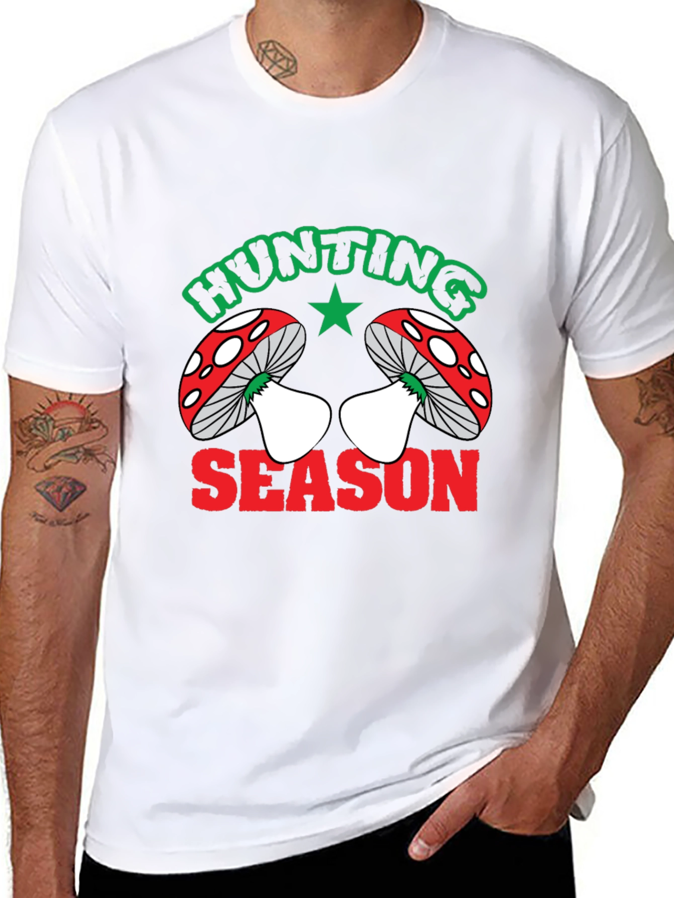 Hunting Season Mushroom Graphic Tee