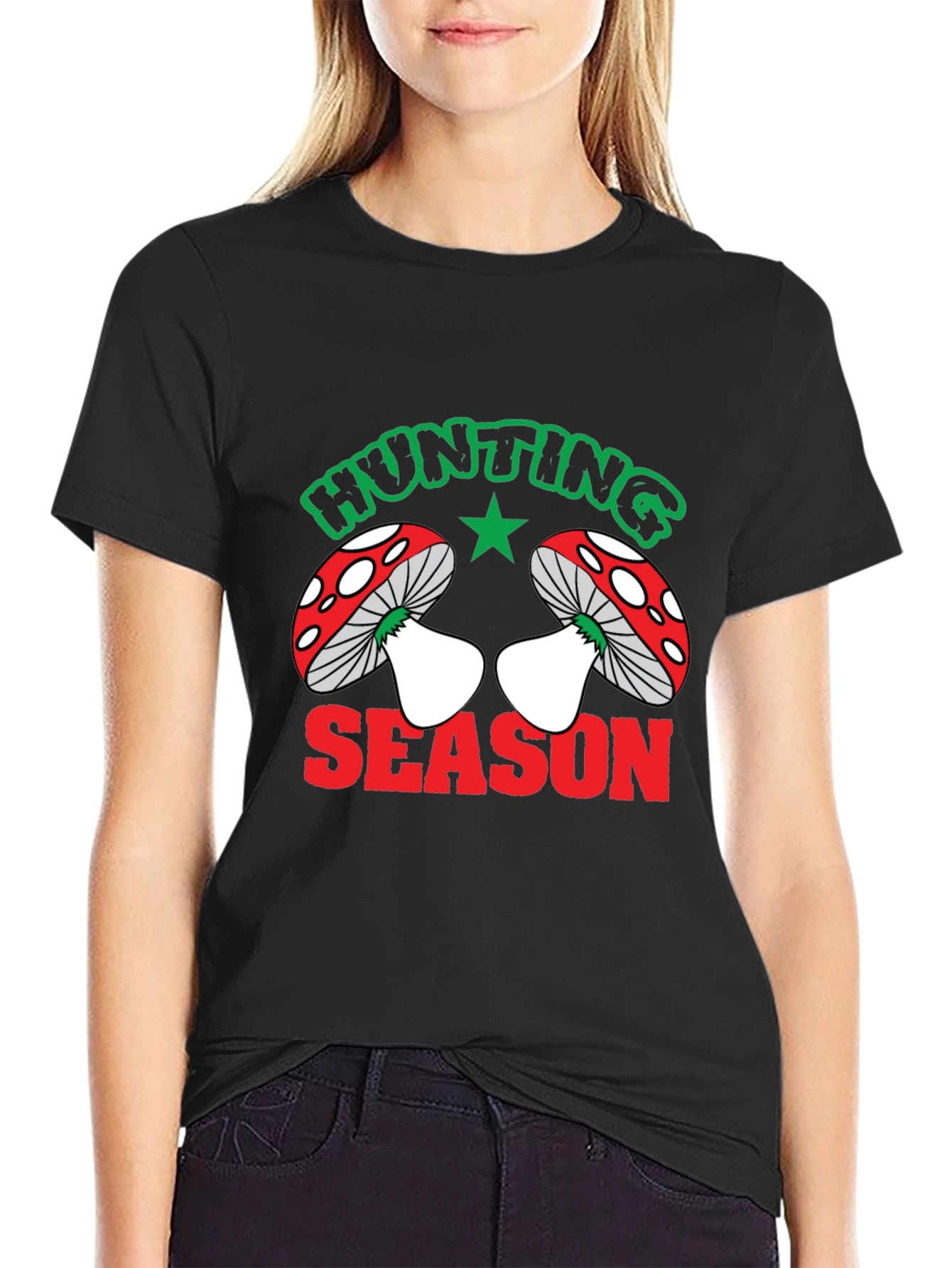 Hunting Season Mushroom Graphic Tee