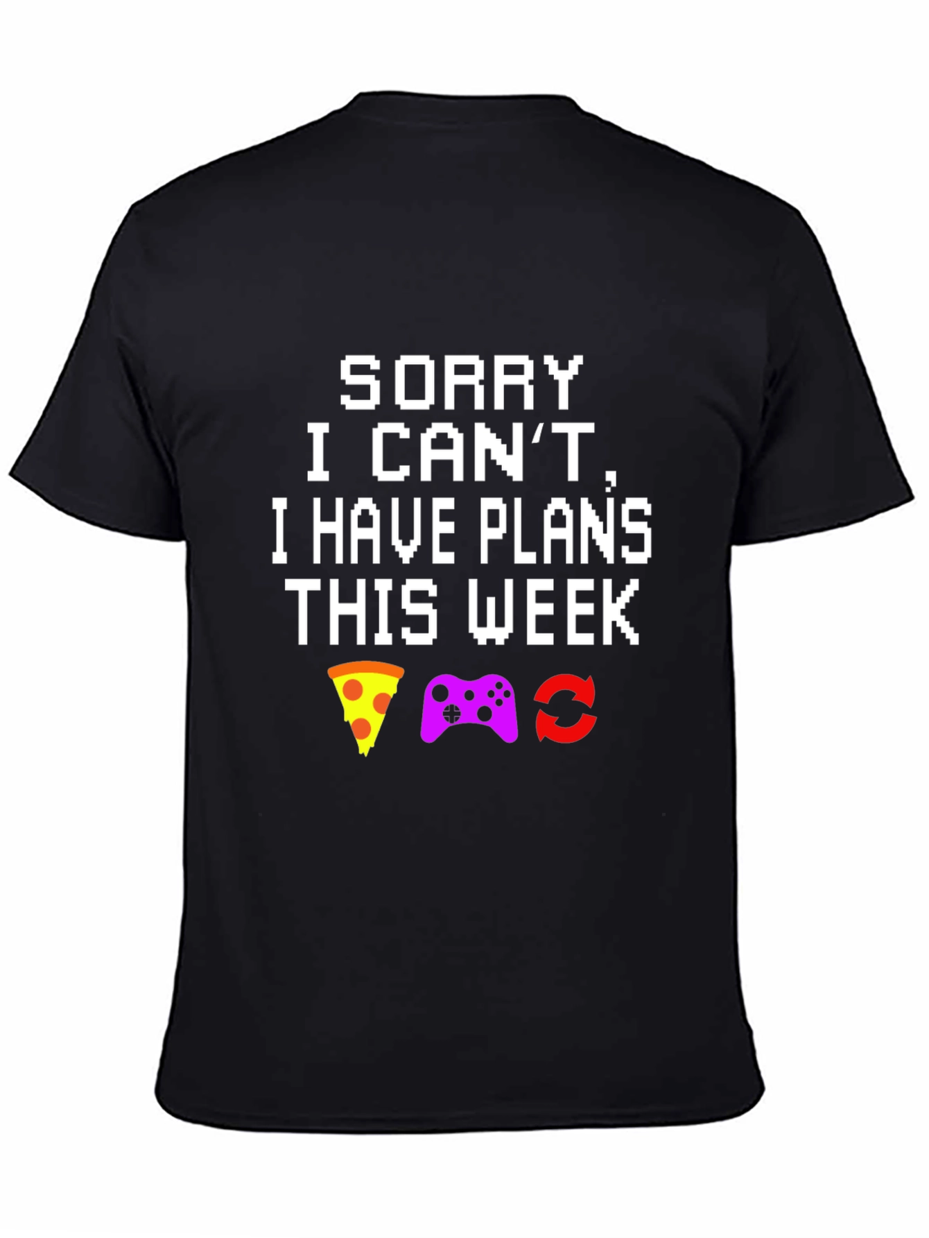 Gamers Busy Black T-Shirt