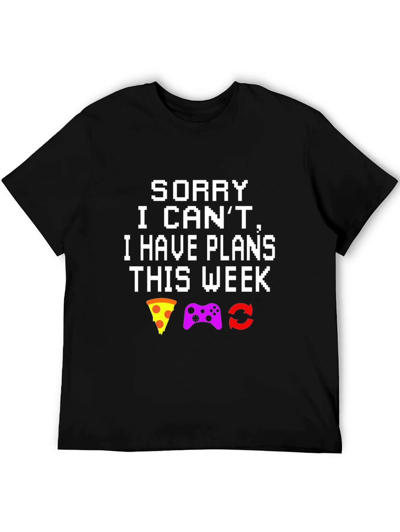 Gamers Busy Black T-Shirt