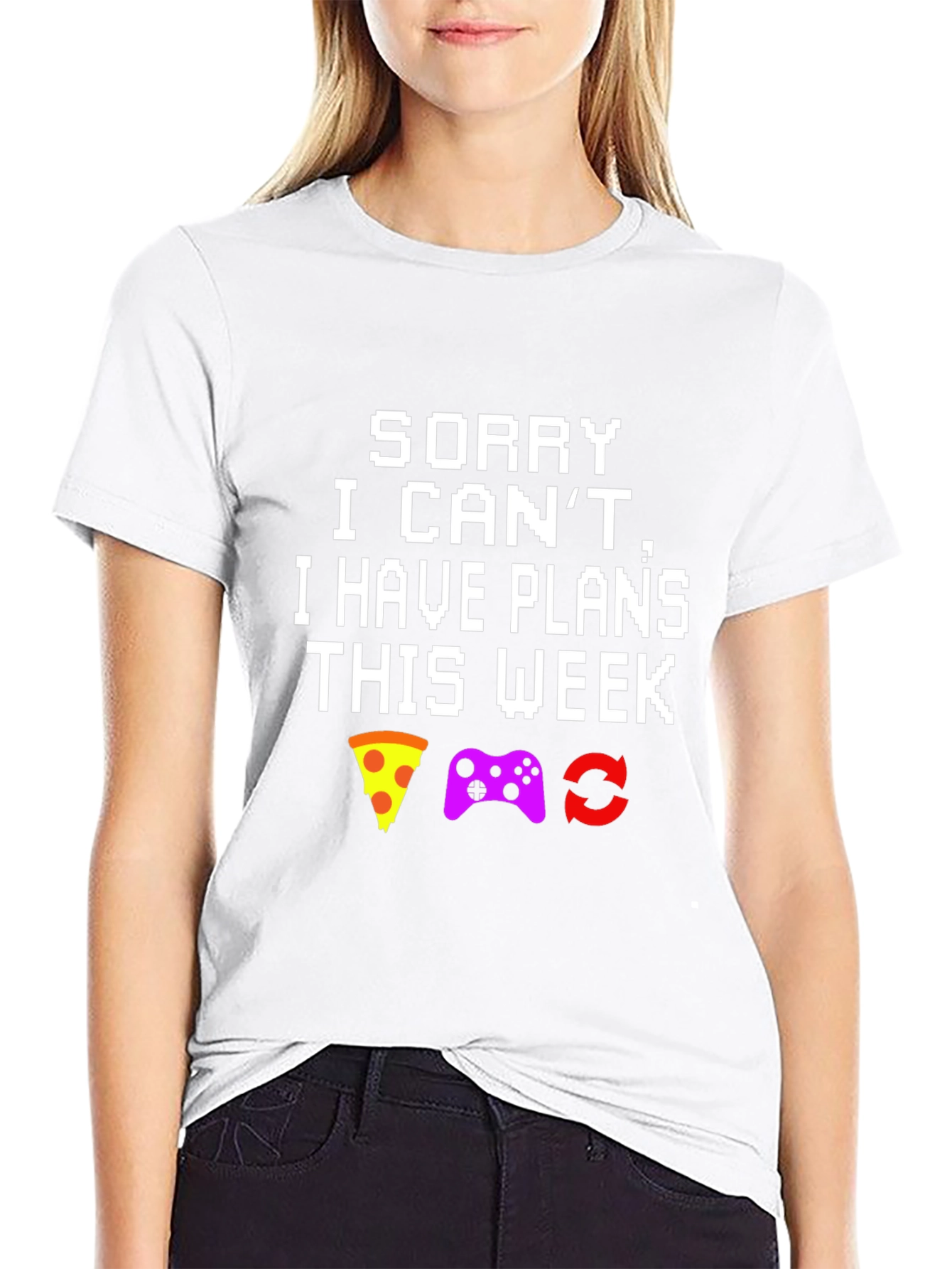 Gamers Busy Black T-Shirt