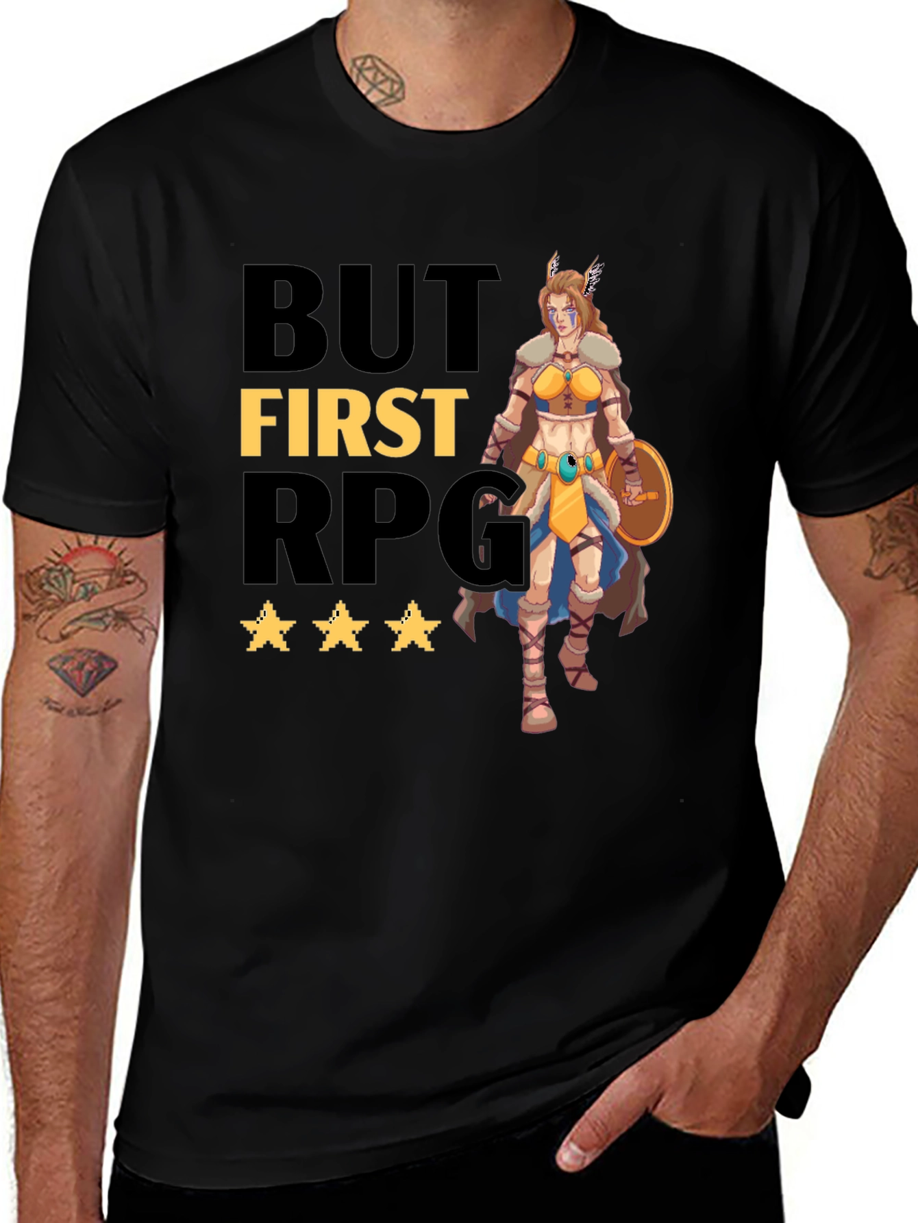 But First RPG Black T-Shirt