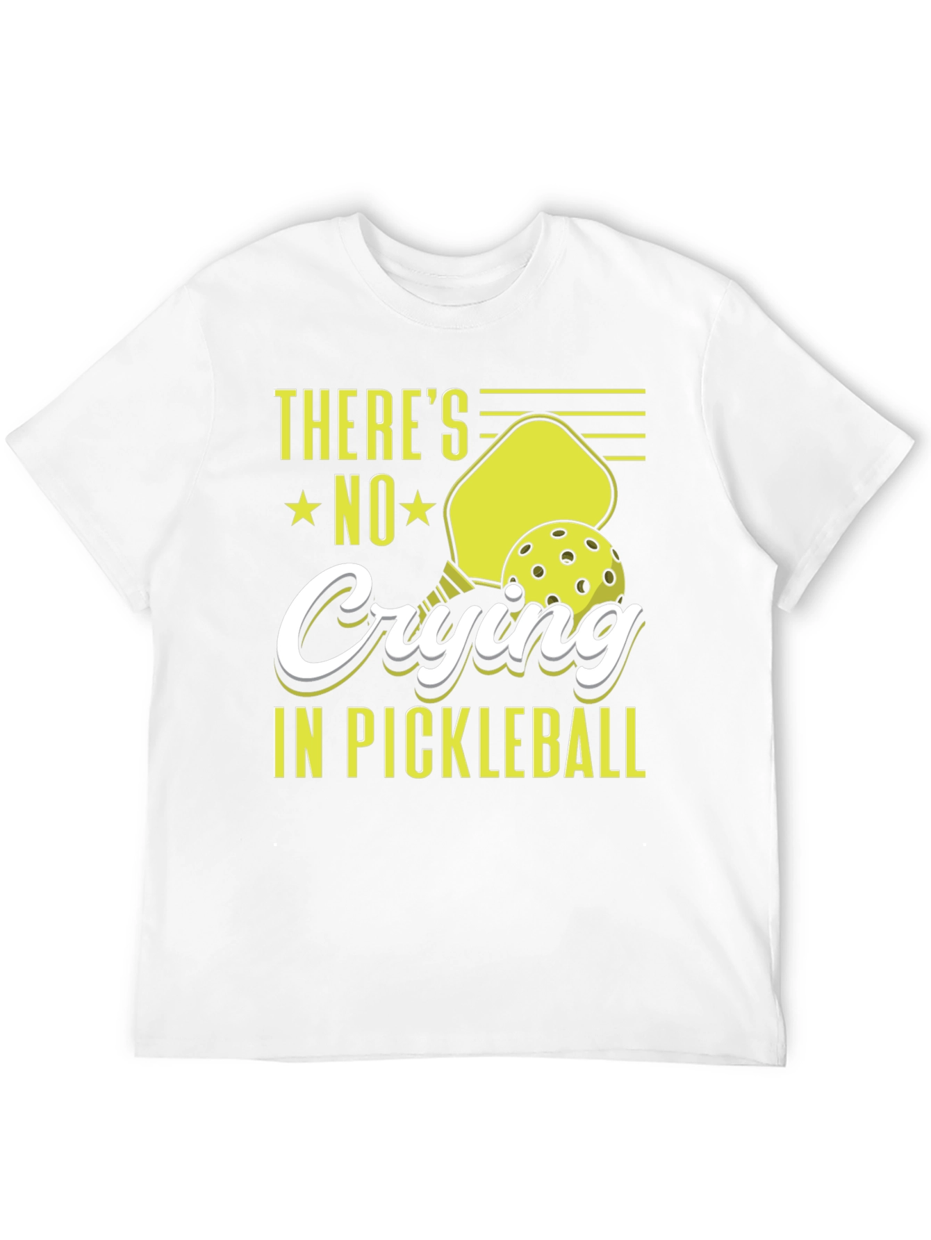 Pickleball T-Shirt - No Crying in Pickleball