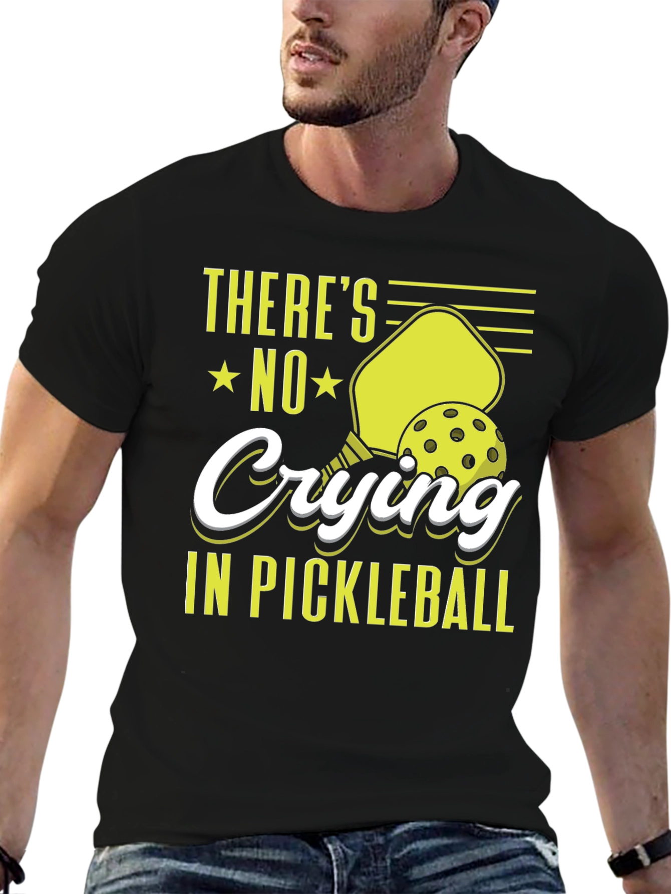 Pickleball T-Shirt - No Crying in Pickleball