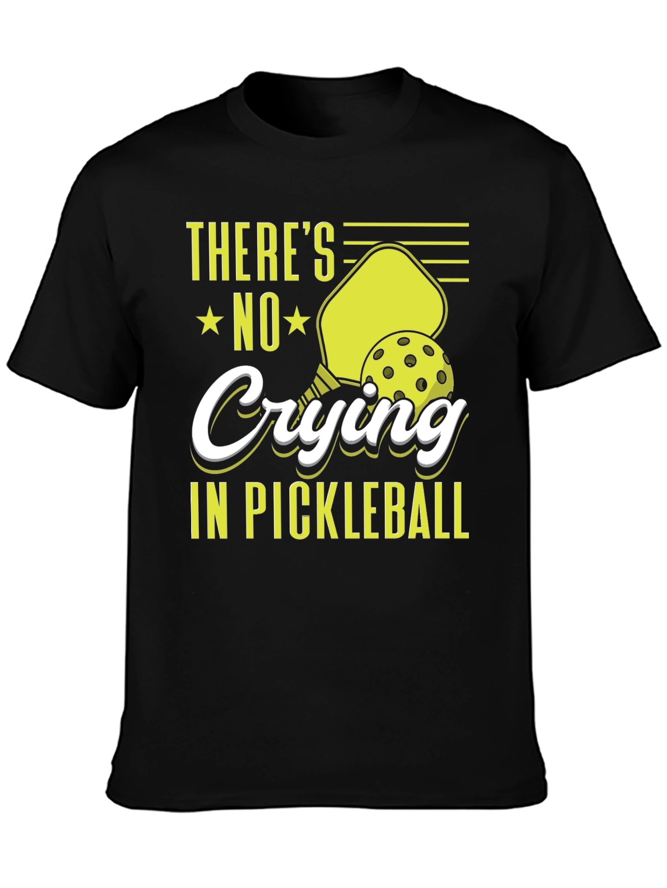 Pickleball T-Shirt - No Crying in Pickleball