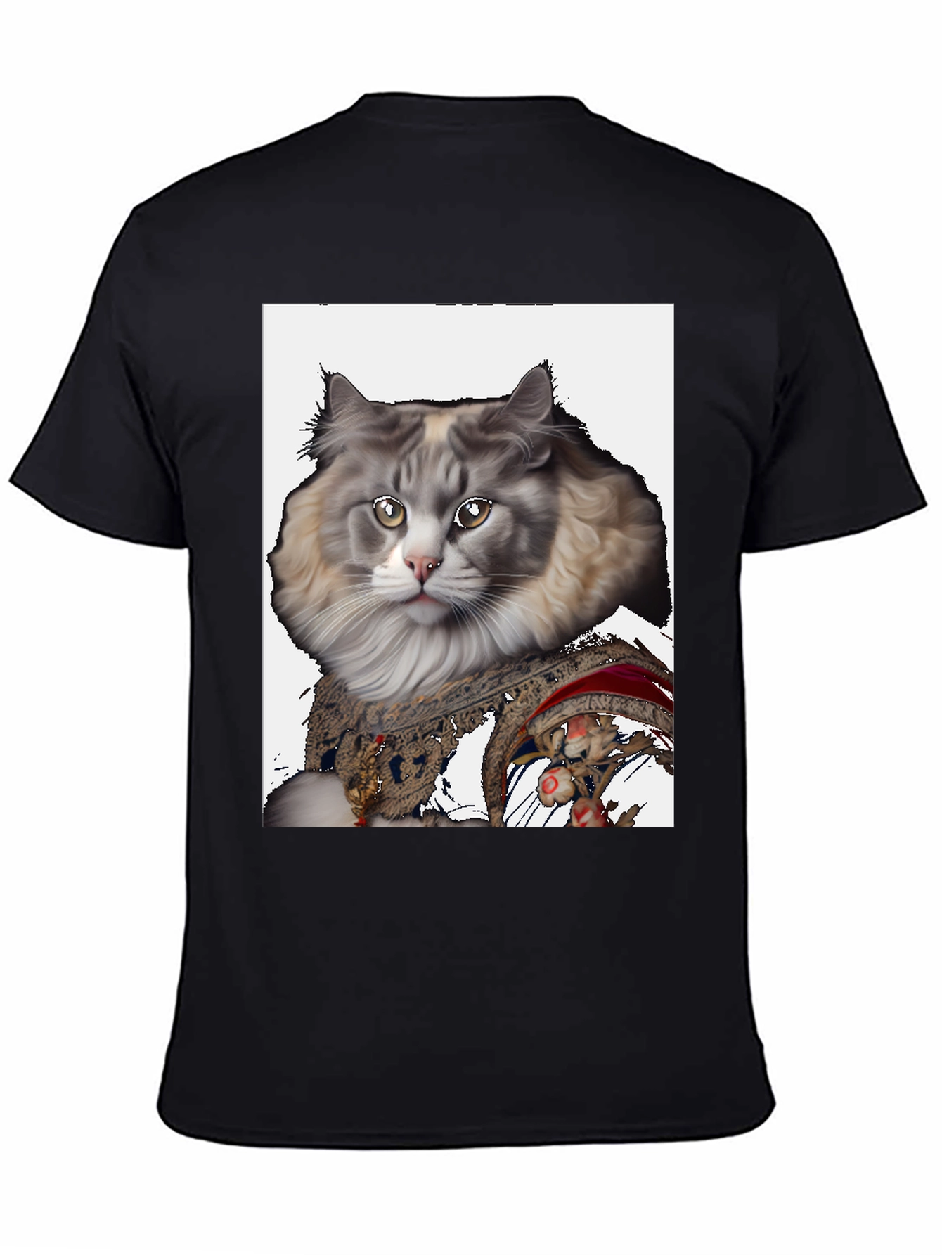 Cat Portrait T-Shirt - Unique Graphic Tee