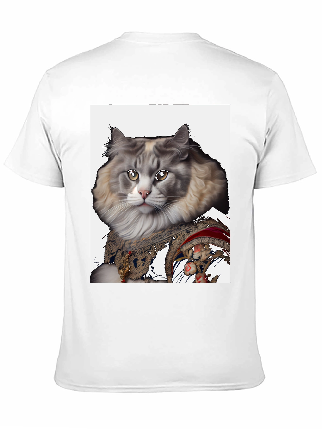 Cat Portrait T-Shirt - Unique Graphic Tee