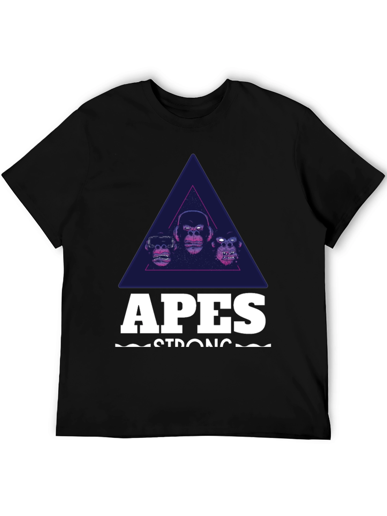 Apes Strong Graphic Tee - Black